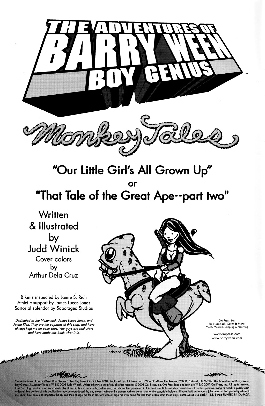 Read online The Adventures of Barry Ween, Boy Genius 3: Monkey Tales comic -  Issue #5 - 2