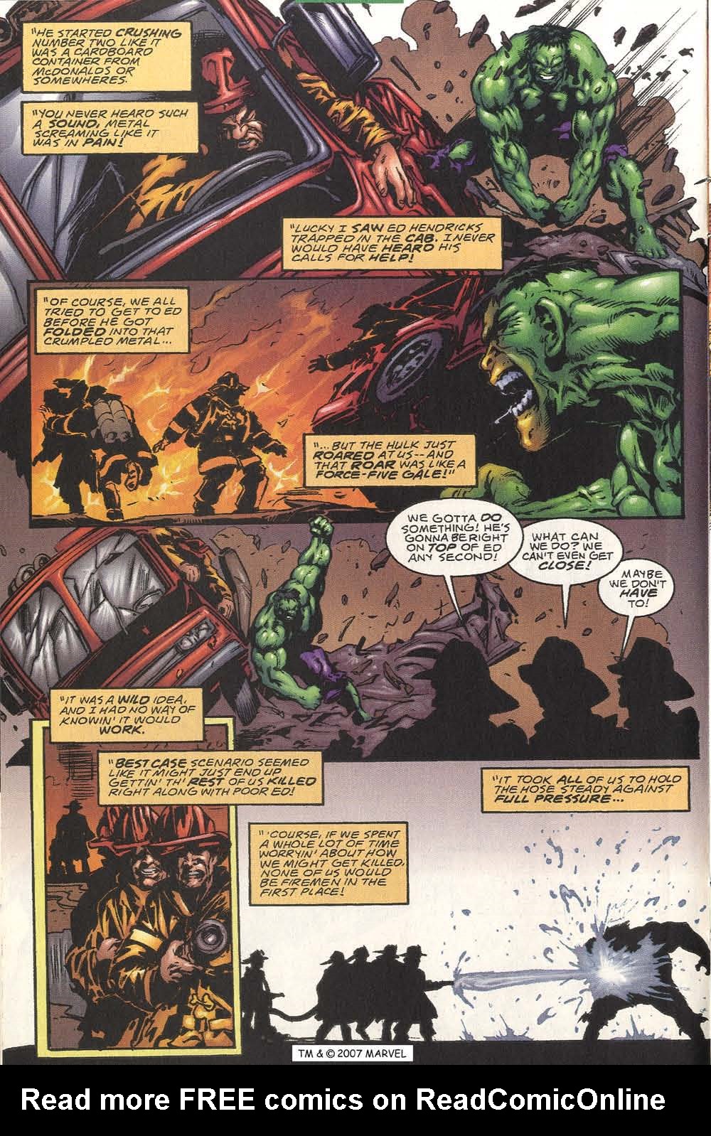 Read online Hulk (1999) comic -  Issue #5 - 16