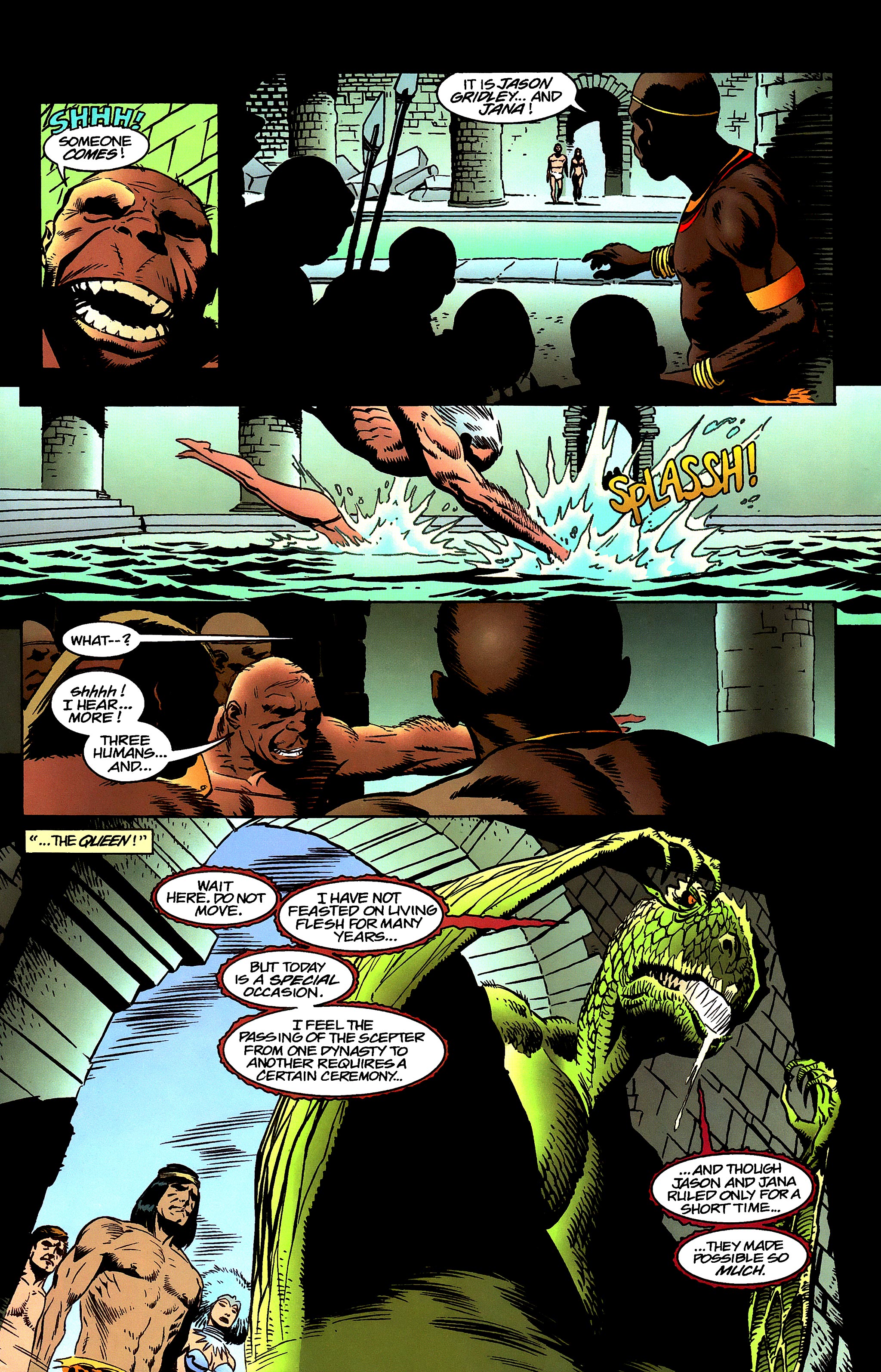 Read online Tarzan vs. Predator at the Earth's Core comic -  Issue #4 - 8