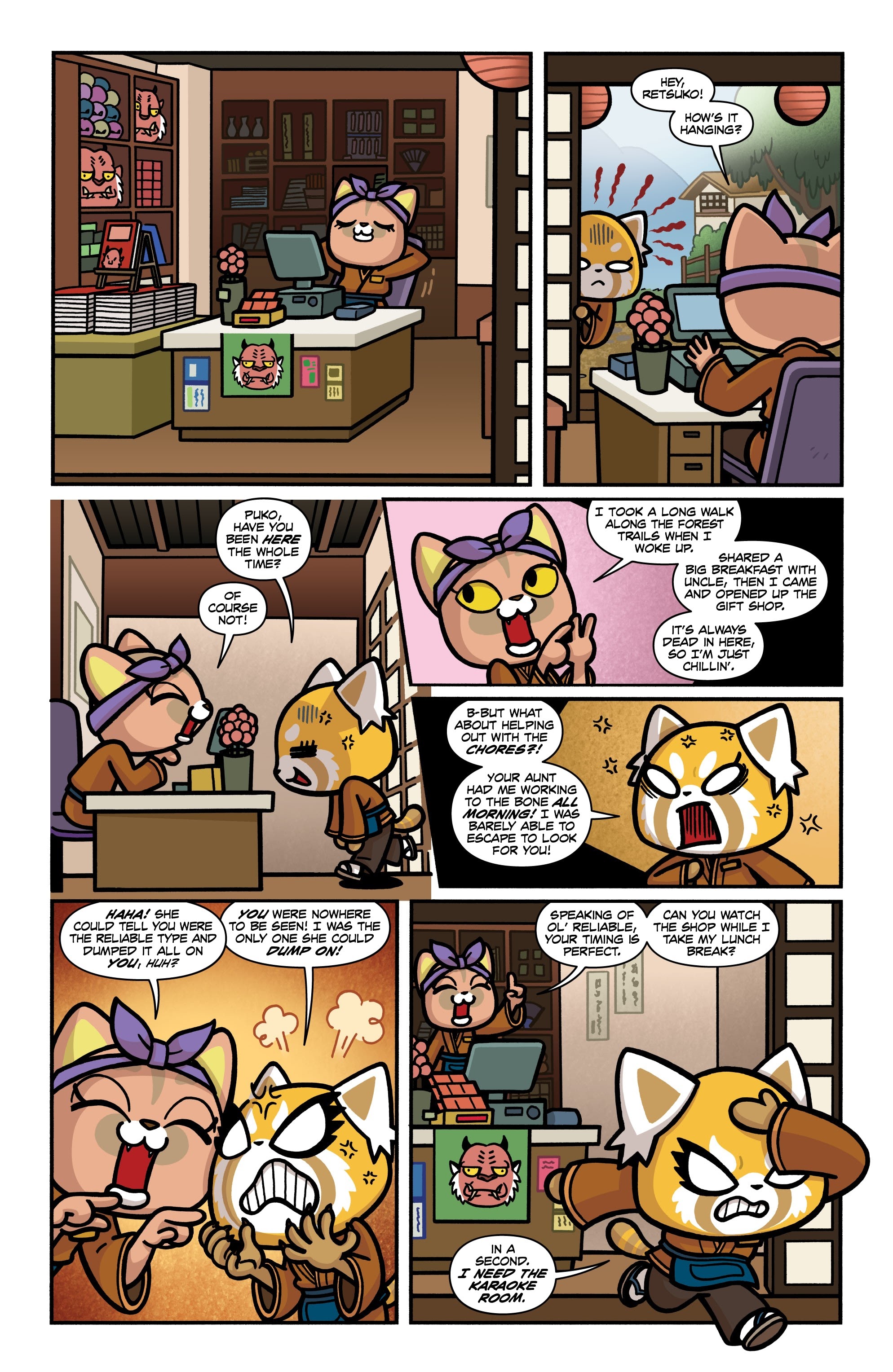 Read online Aggretsuko: Out of Office comic -  Issue #1 - 20