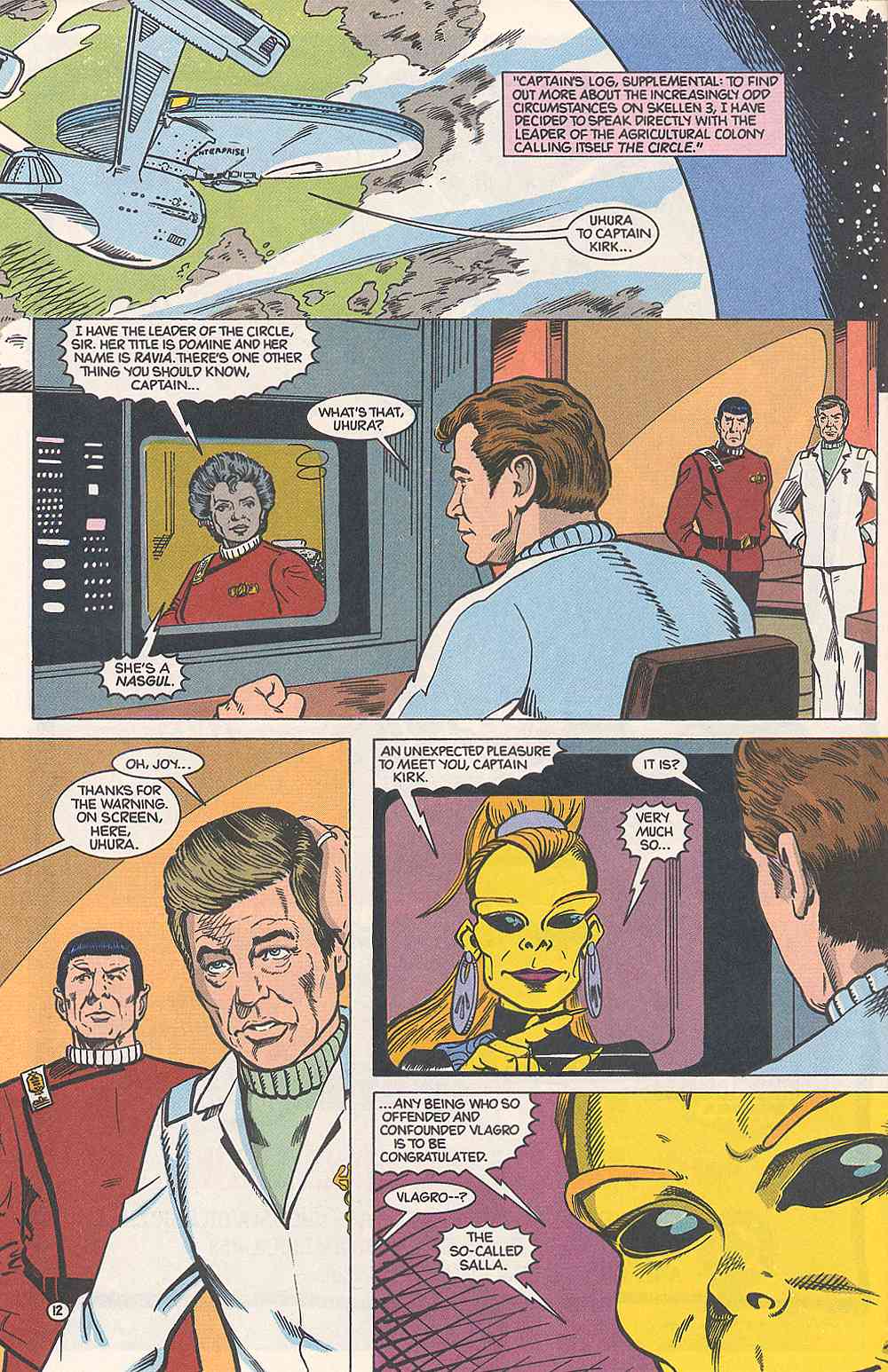 Read online Star Trek (1989) comic -  Issue #22 - 12