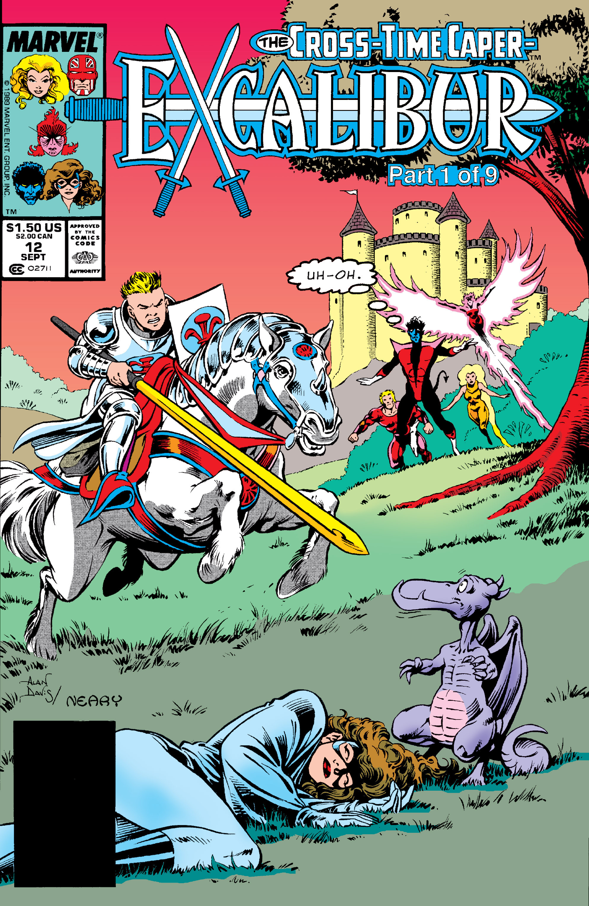 Read online Excalibur (1988) comic -  Issue #12 - 1