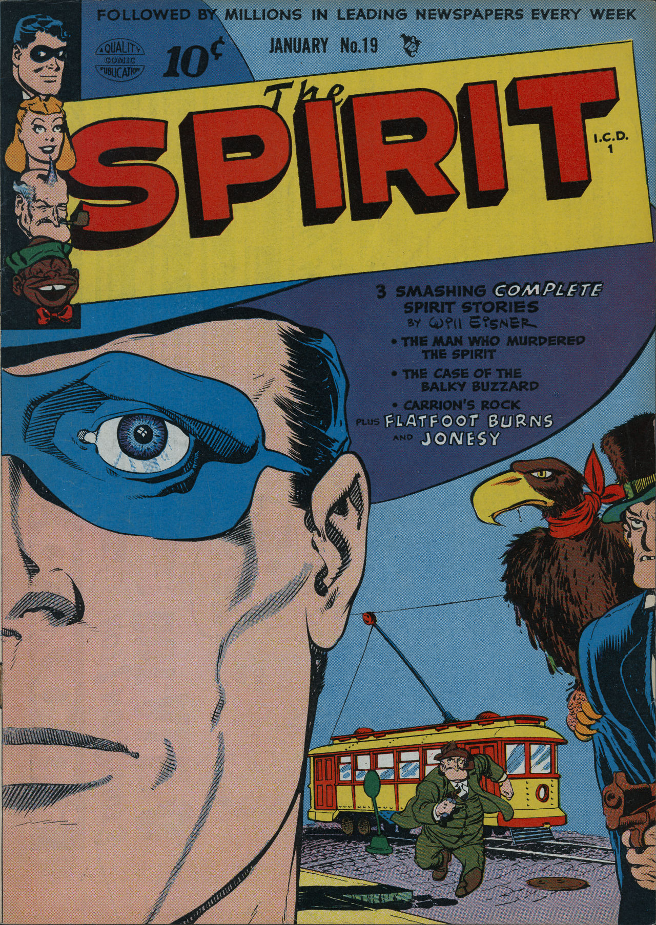 Read online The Spirit (1944) comic -  Issue #19 - 1