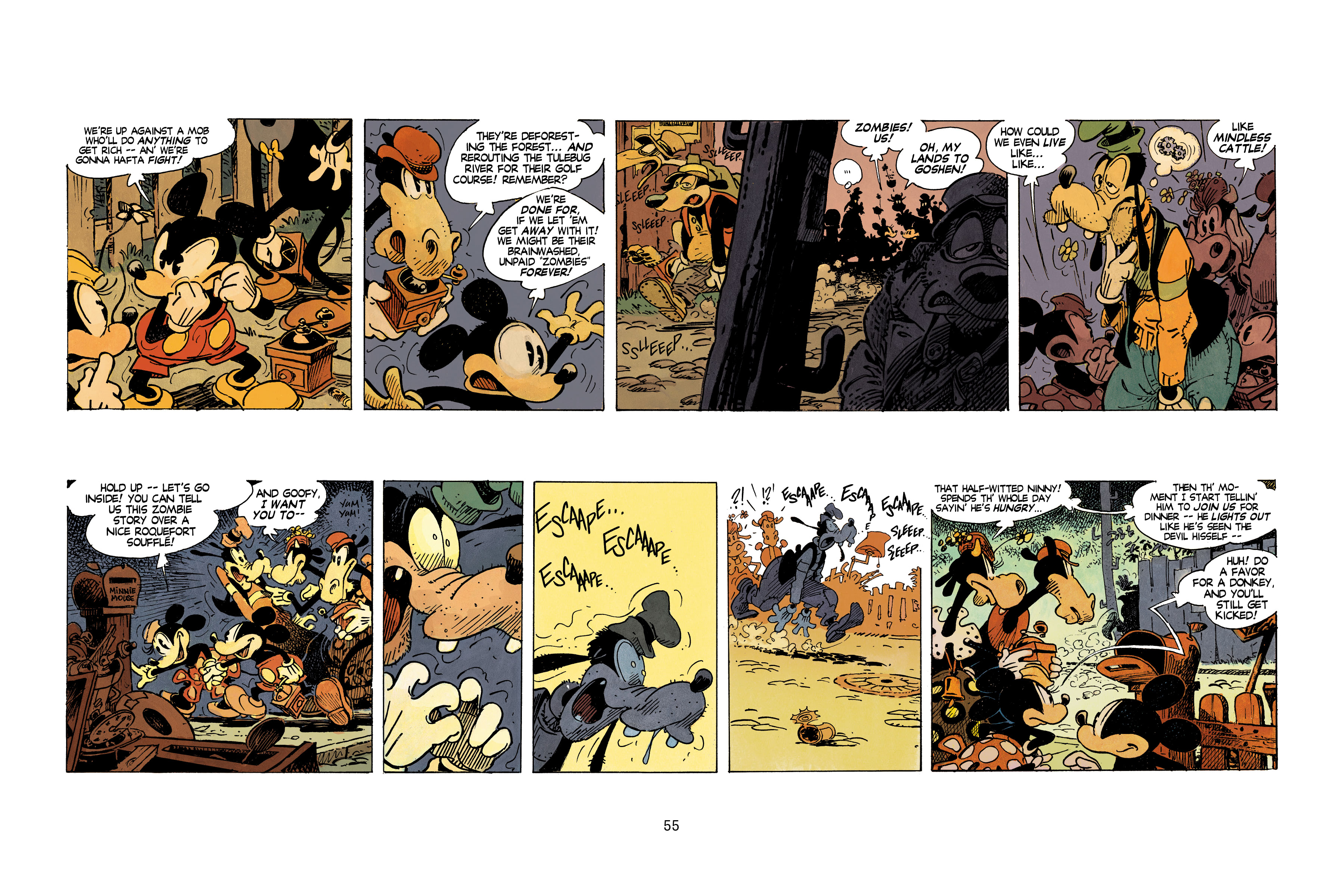 Read online Mickey Mouse: Zombie Coffee comic -  Issue # TPB - 56