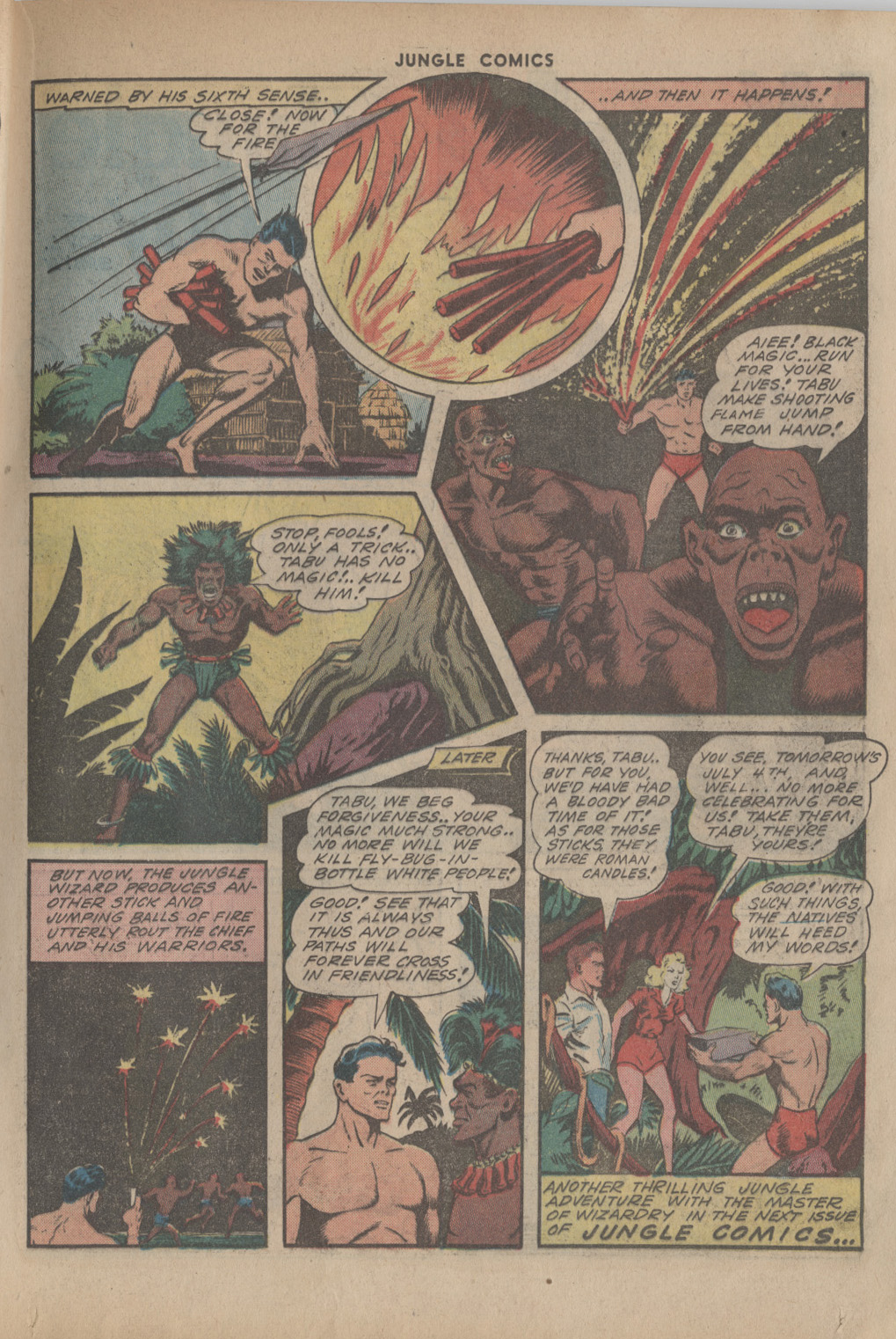 Read online Jungle Comics comic -  Issue #49 - 25