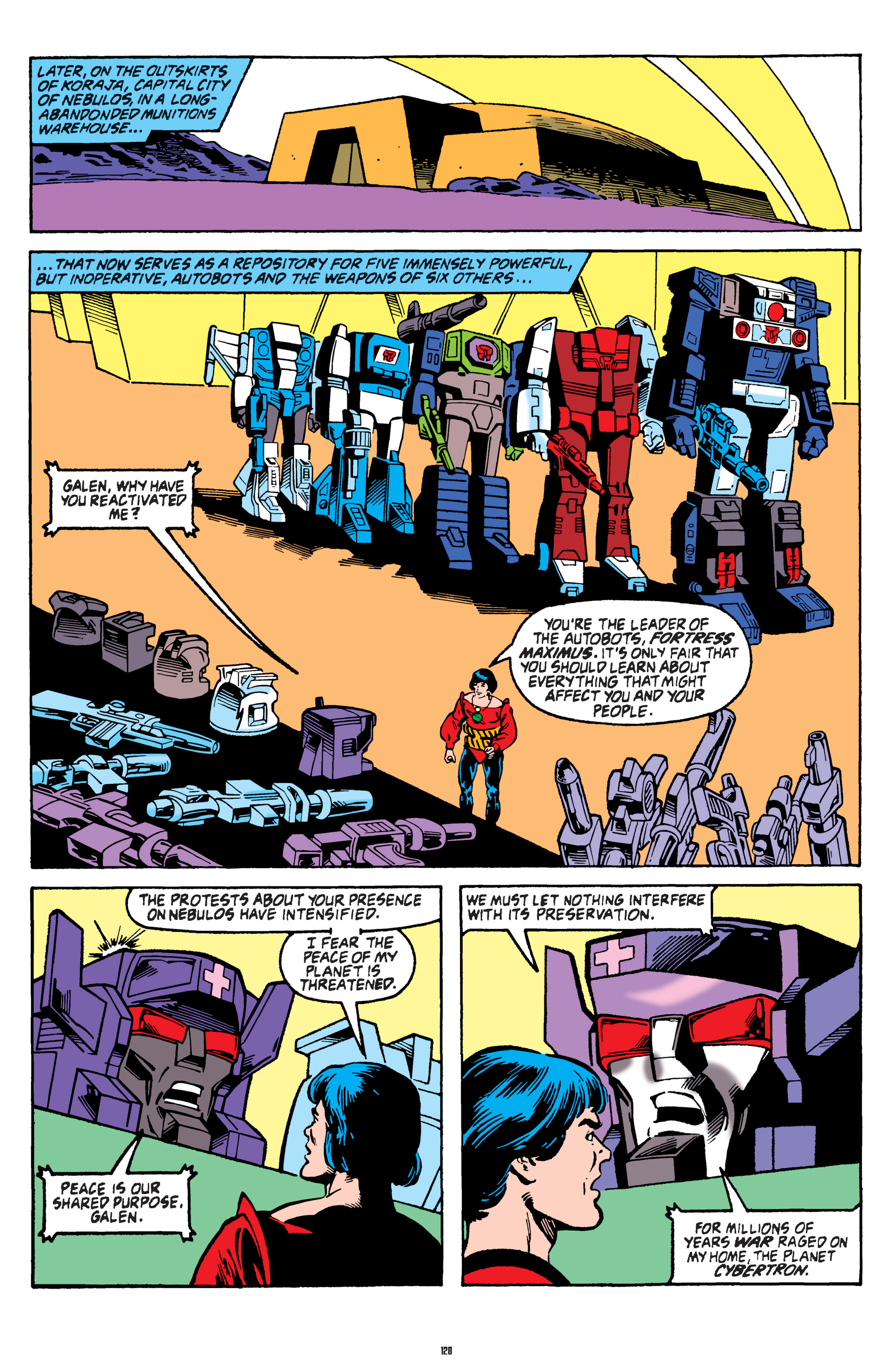 Read online The Transformers Classics comic -  Issue # TPB 7 - 127