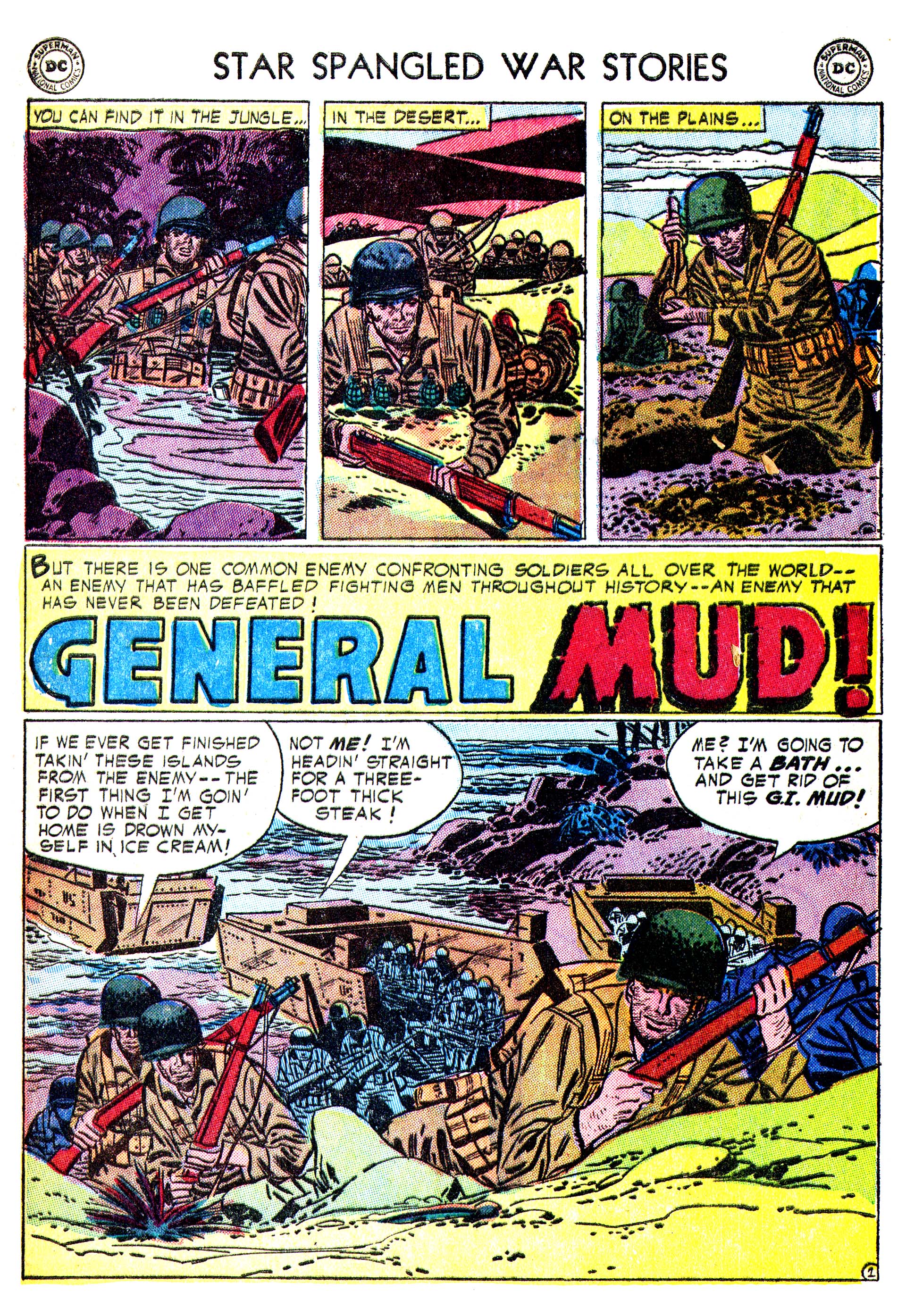 Read online Star Spangled War Stories (1952) comic -  Issue #28 - 28