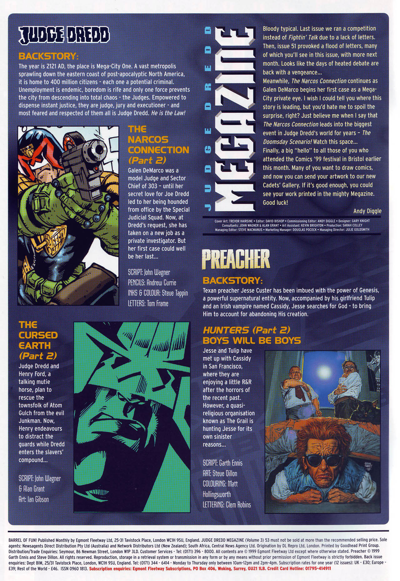Read online Judge Dredd Megazine (vol. 3) comic -  Issue #53 - 2