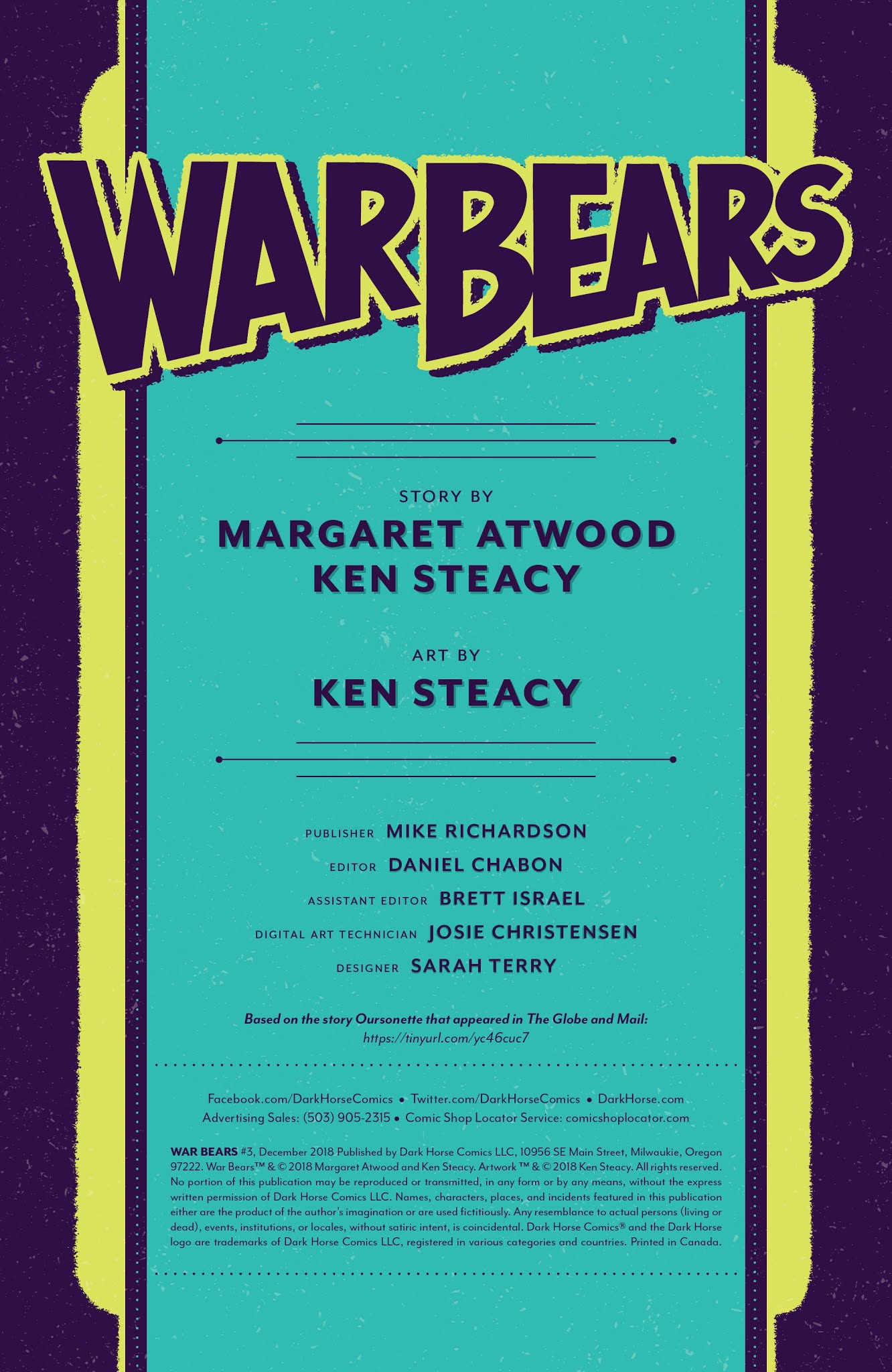 Read online War Bears comic -  Issue #3 - 2