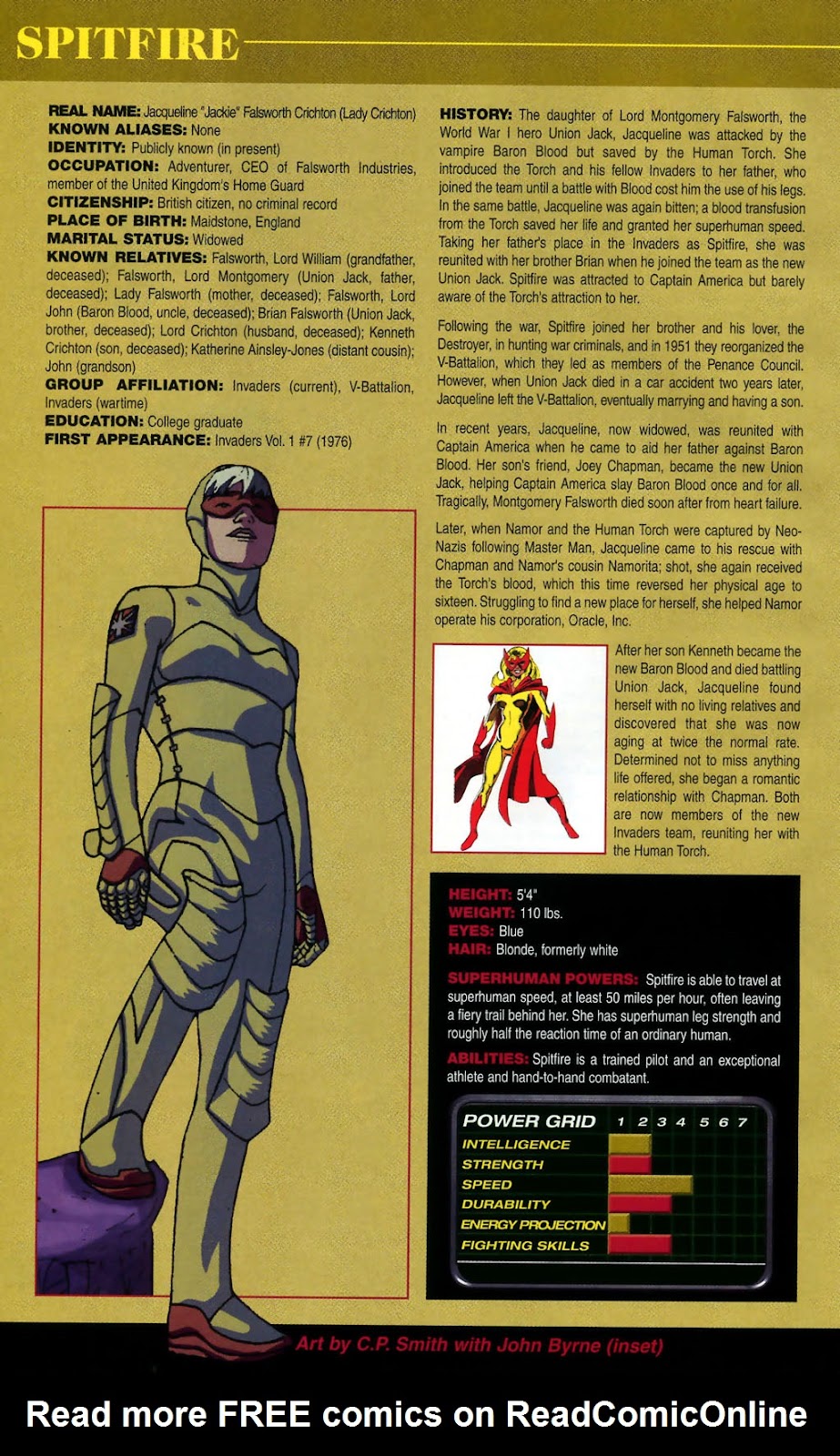The Official Handbook of the Marvel Universe: Golden Age issue Full - Page 36