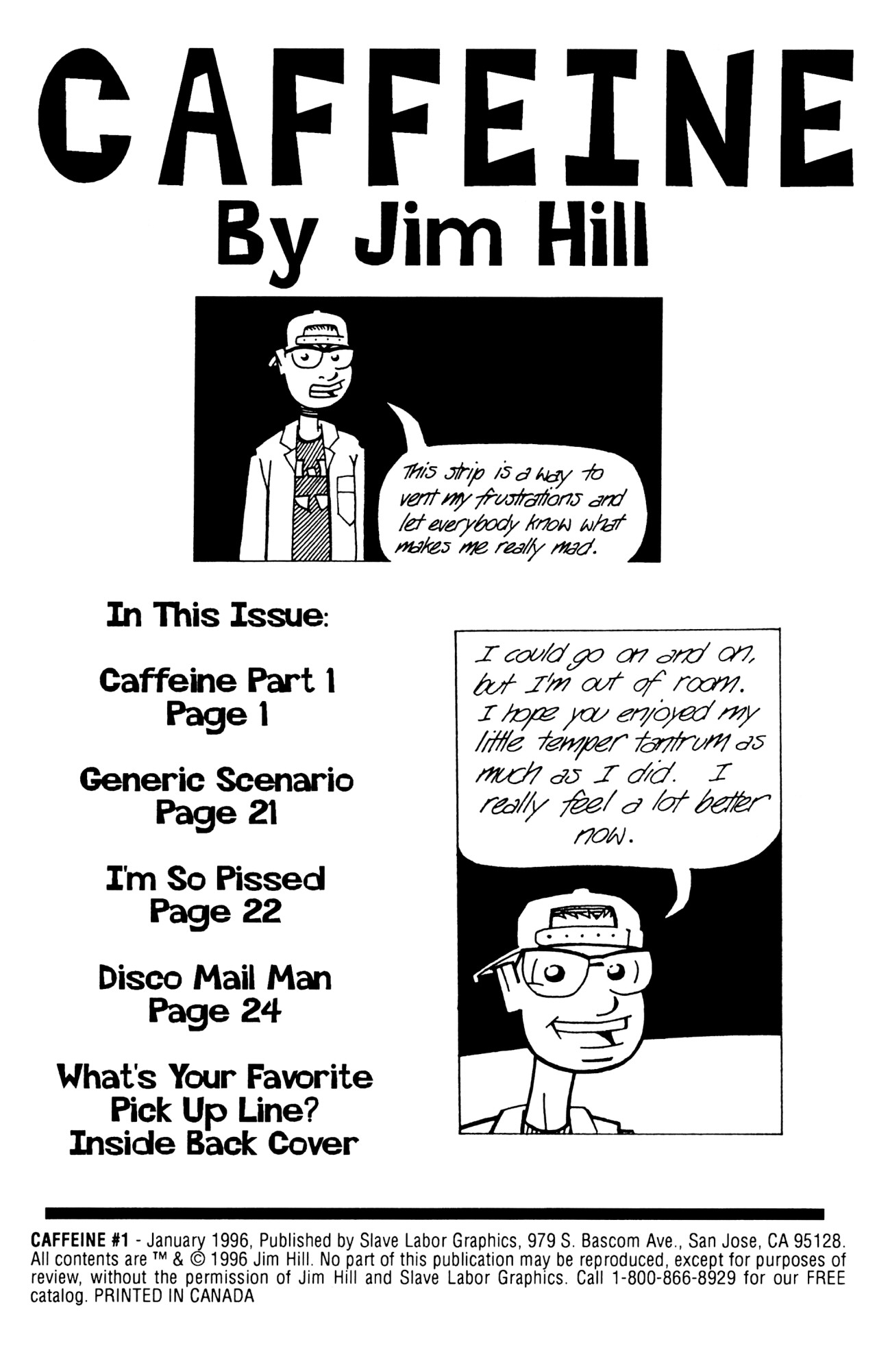 Read online Caffeine comic -  Issue #1 - 2