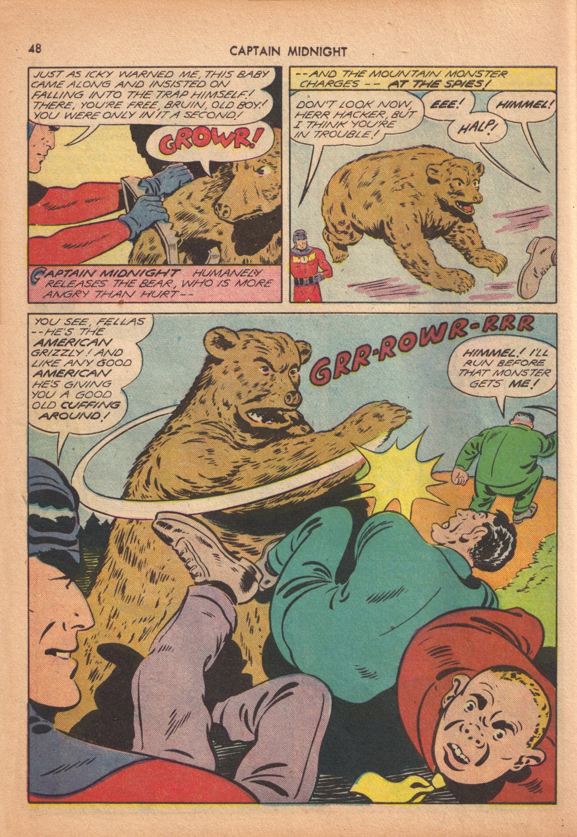 Read online Captain Midnight (1942) comic -  Issue #10 - 44
