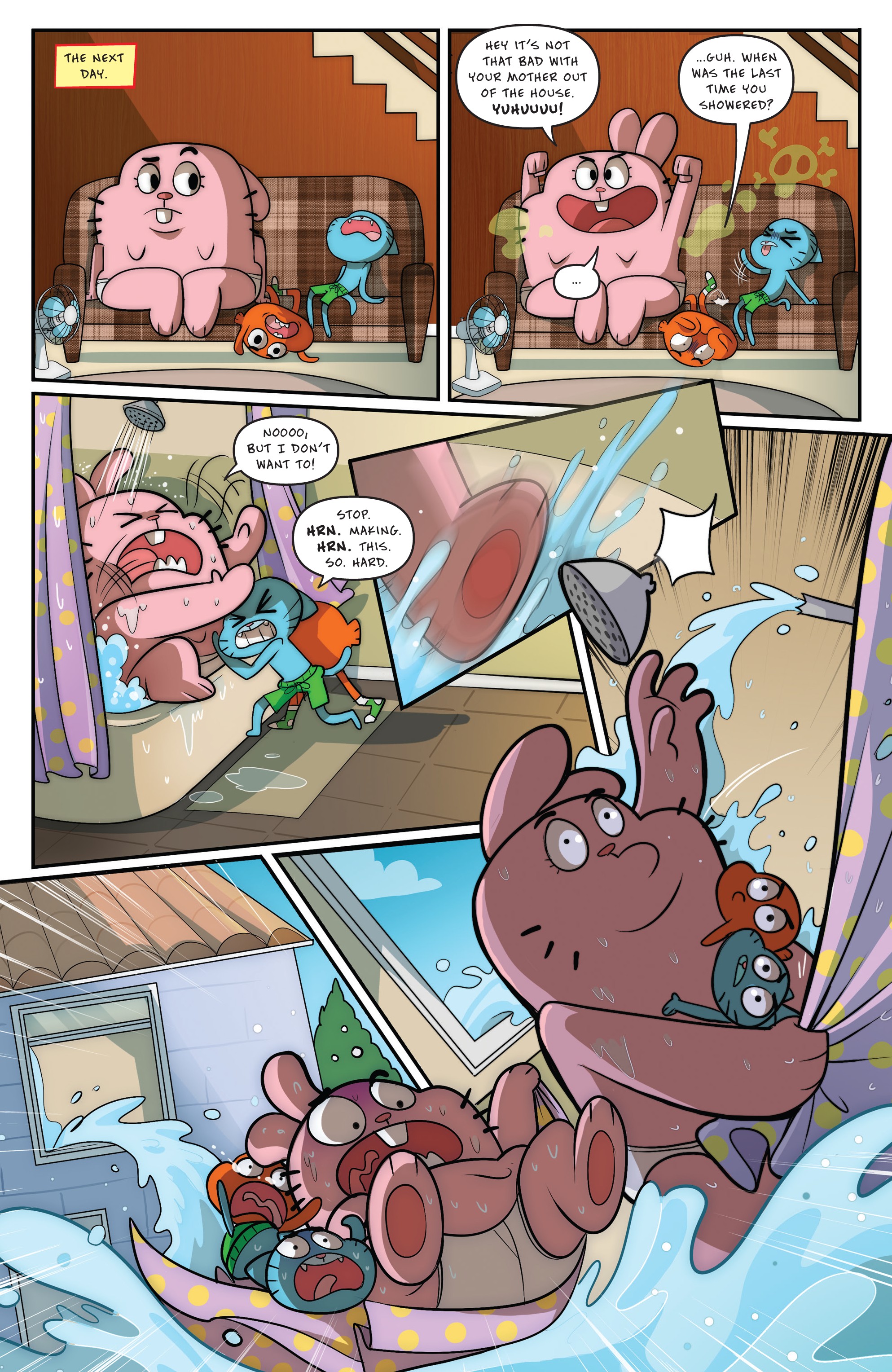 Read online The Amazing World of Gumball: Spring Break Smash comic -  Issue # Full - 31