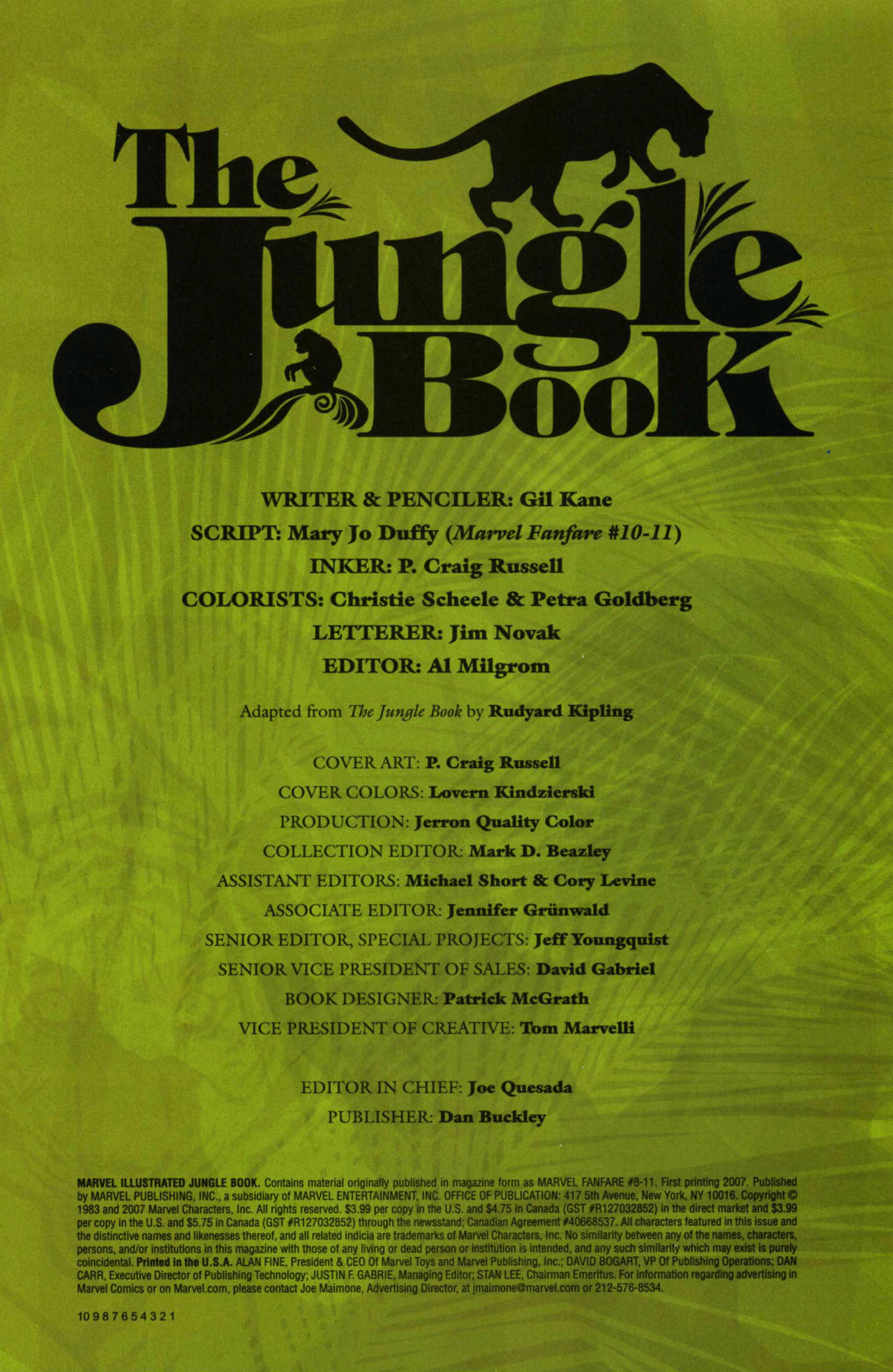 Read online Marvel Illustrated Jungle Book comic -  Issue # Full - 2