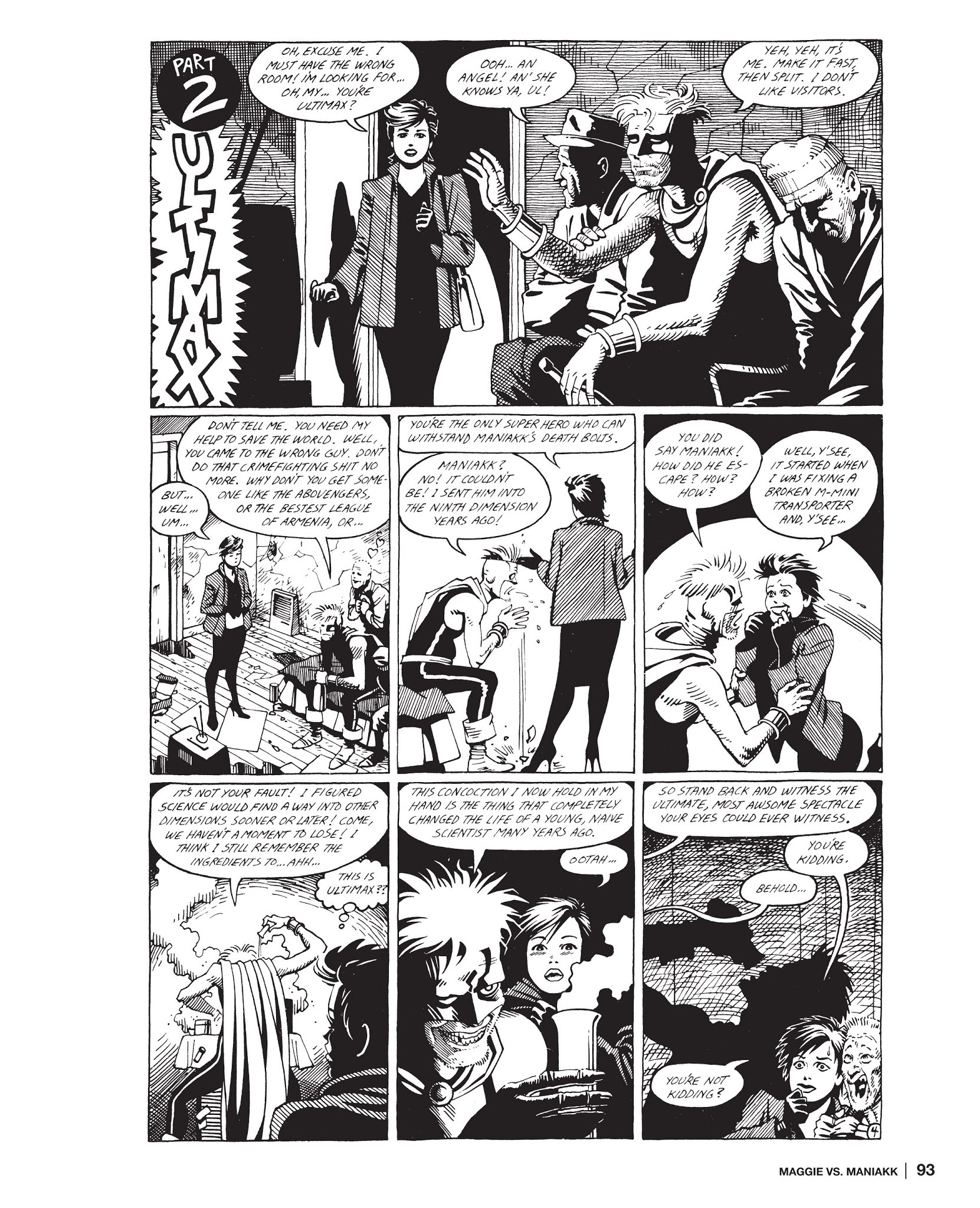 Read online Maggie the Mechanic: The Love & Rockets Library - Locas comic -  Issue # TPB (Part 1) - 93