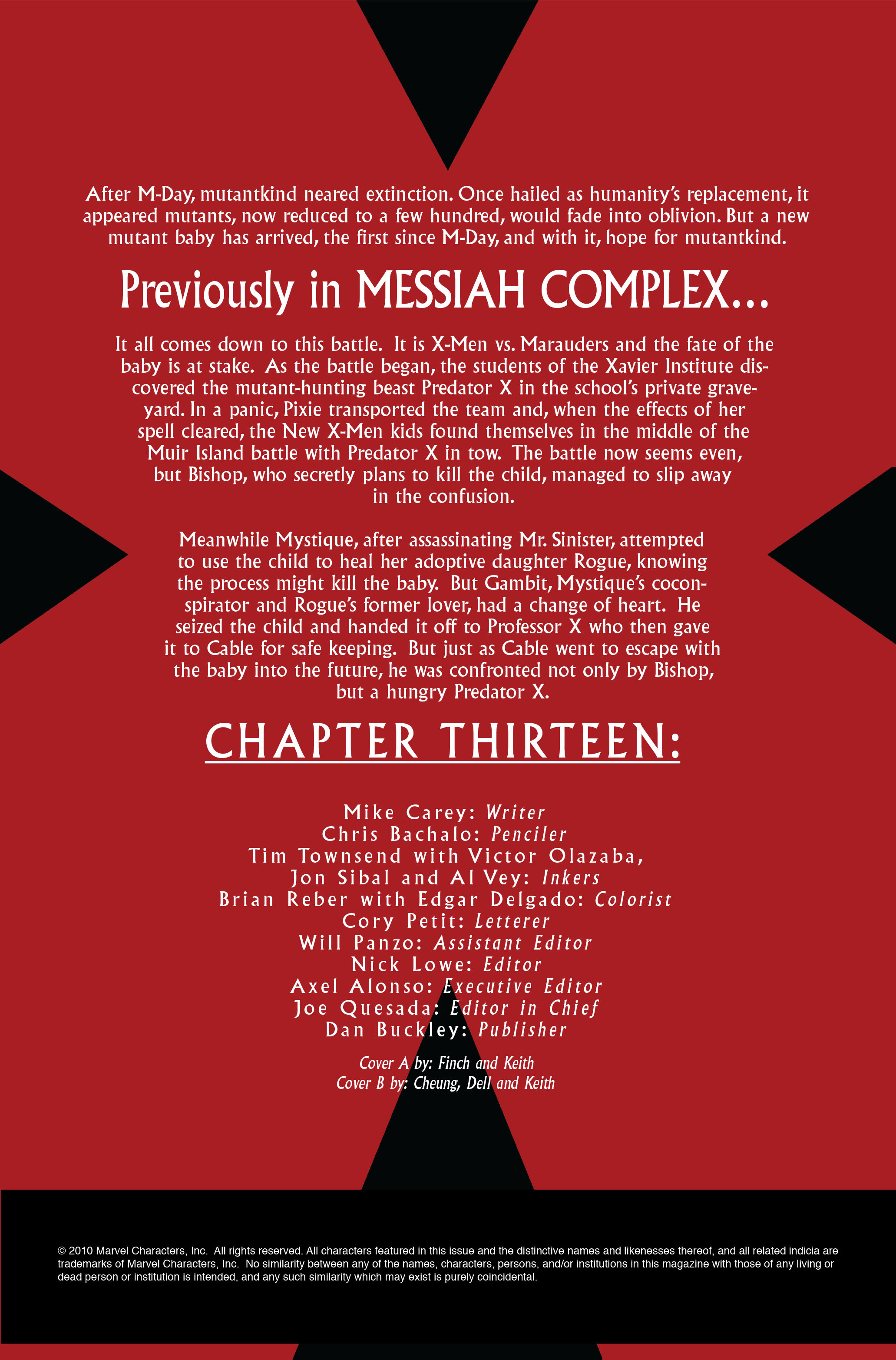 Read online X-Men: Messiah Complex comic -  Issue # Full - 340