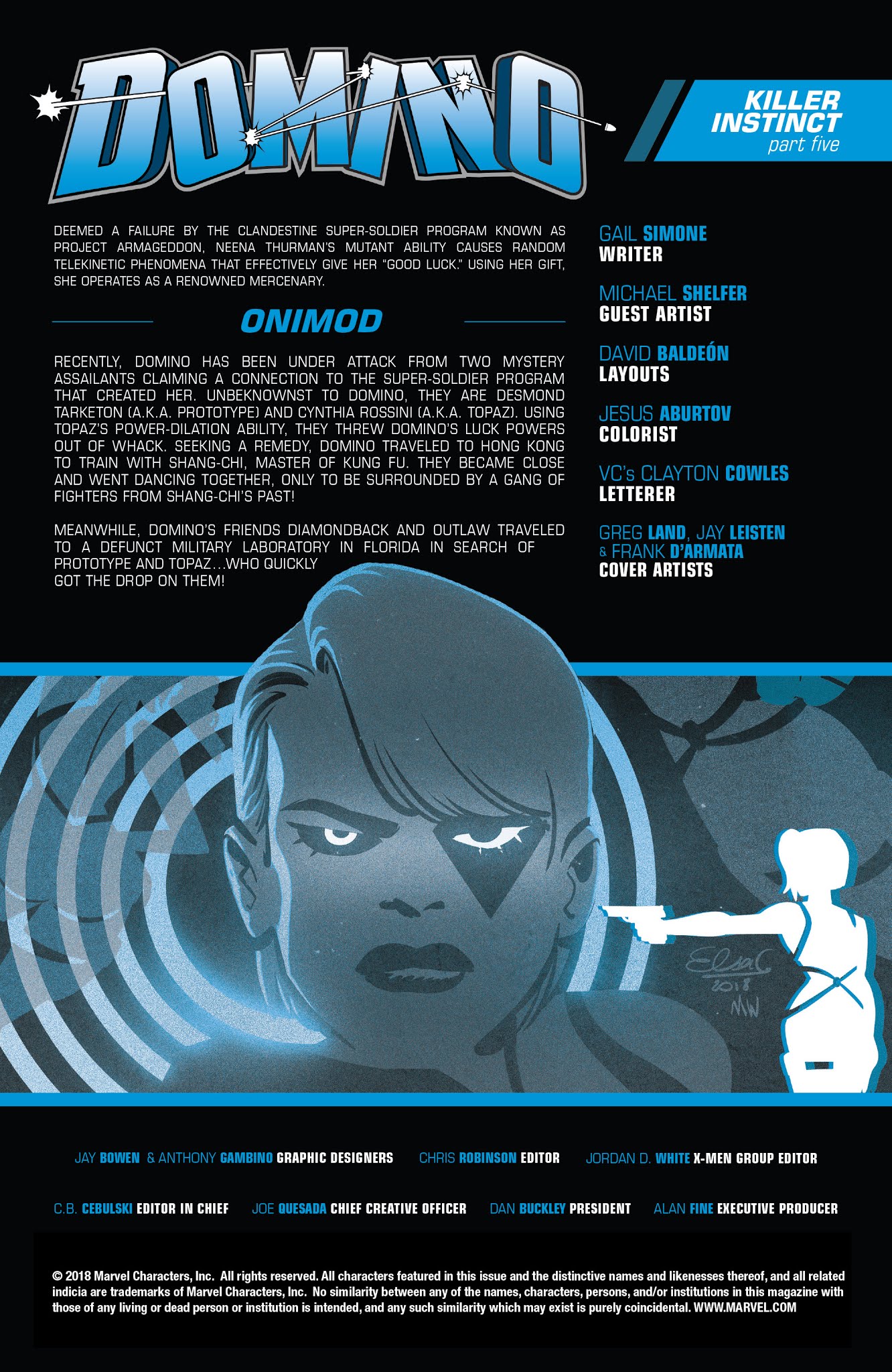 Read online Domino (2018) comic -  Issue #5 - 7