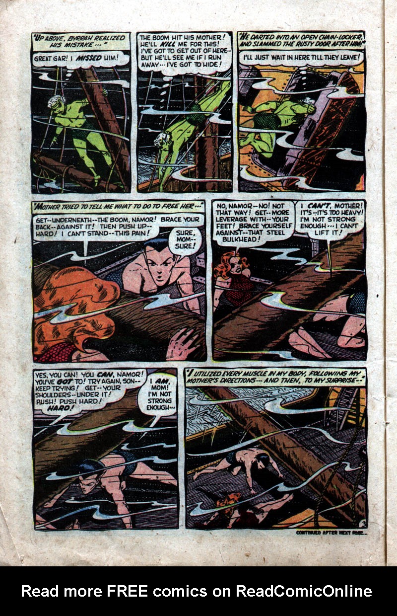 Read online Sub-Mariner Comics comic -  Issue #37 - 14