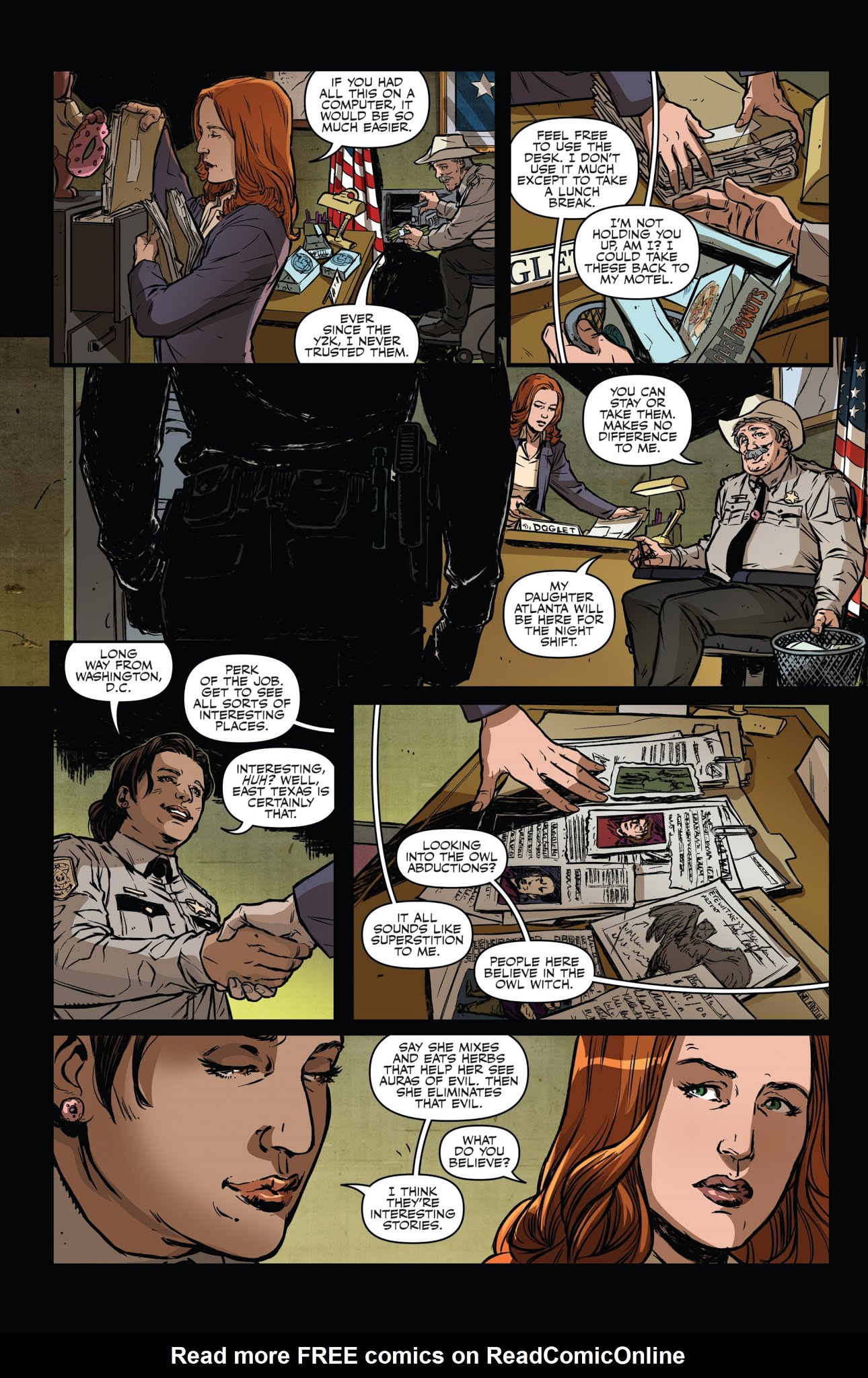 Read online The X-Files: Case Files-Hoot Goes There? comic -  Issue #1 - 16