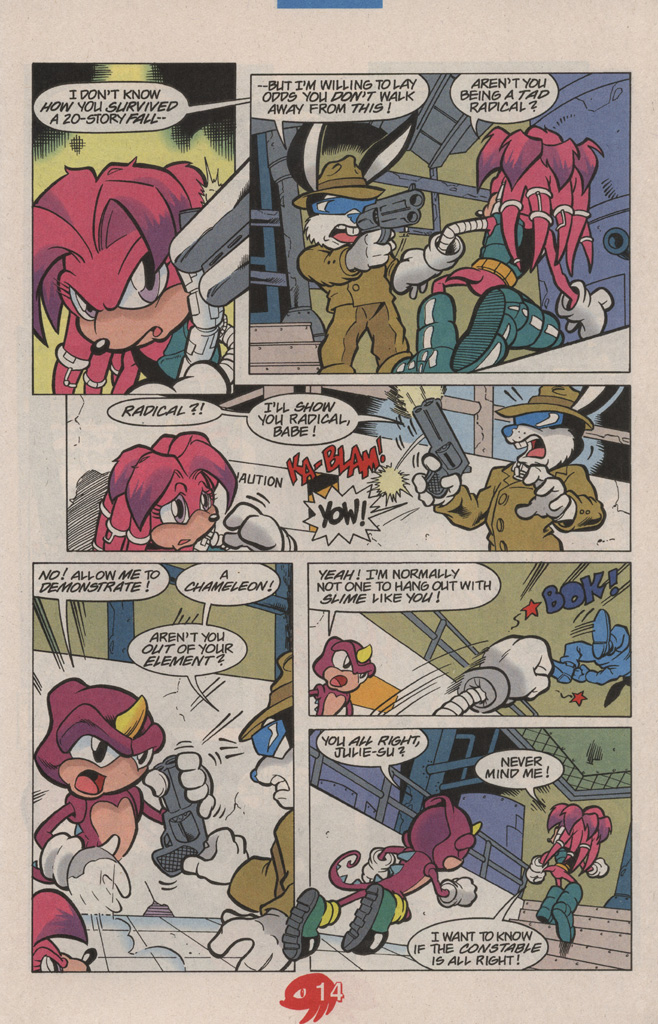 Read online Knuckles the Echidna comic -  Issue #15 - 21