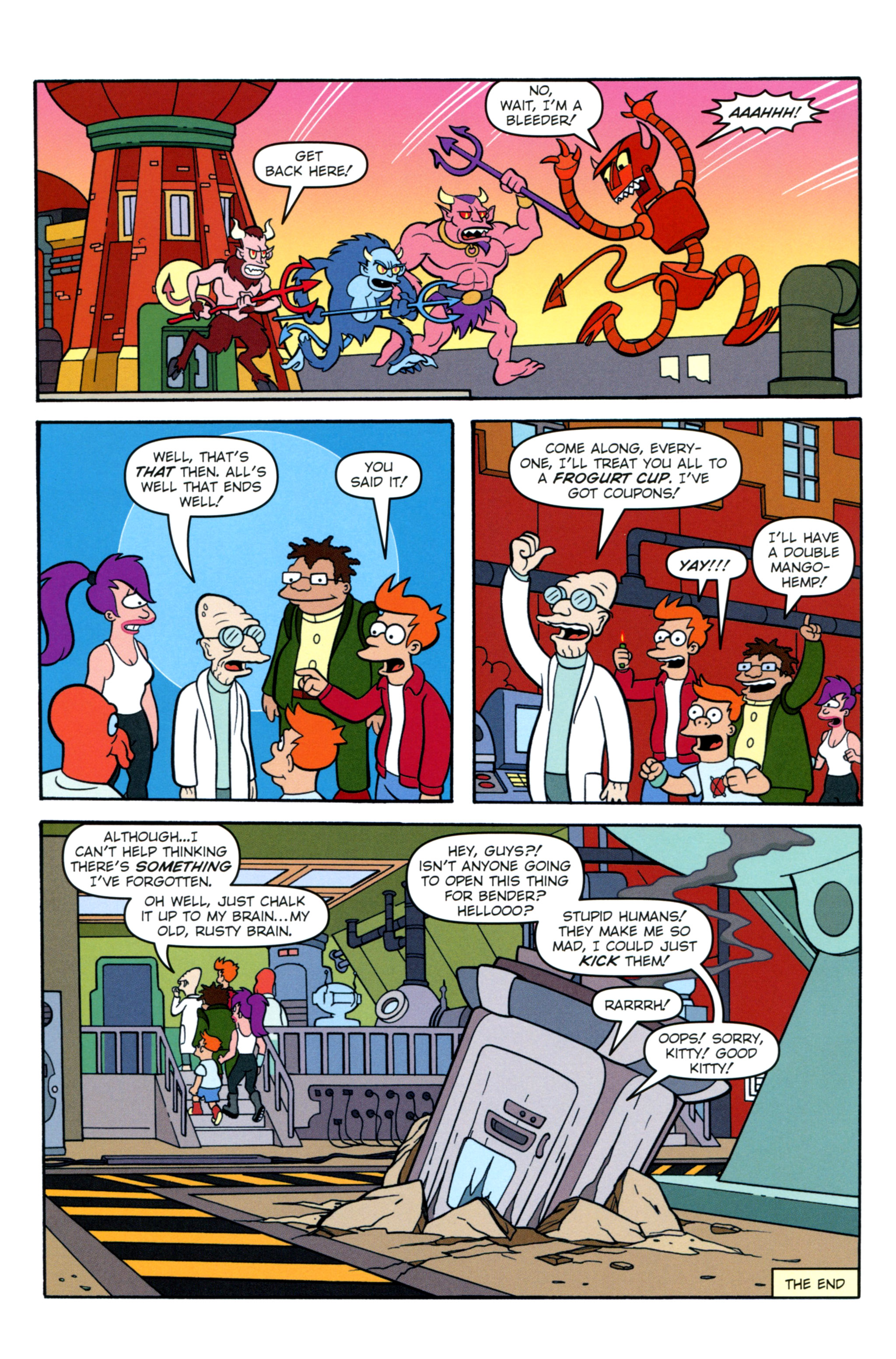 Read online Futurama Comics comic -  Issue #70 - 23