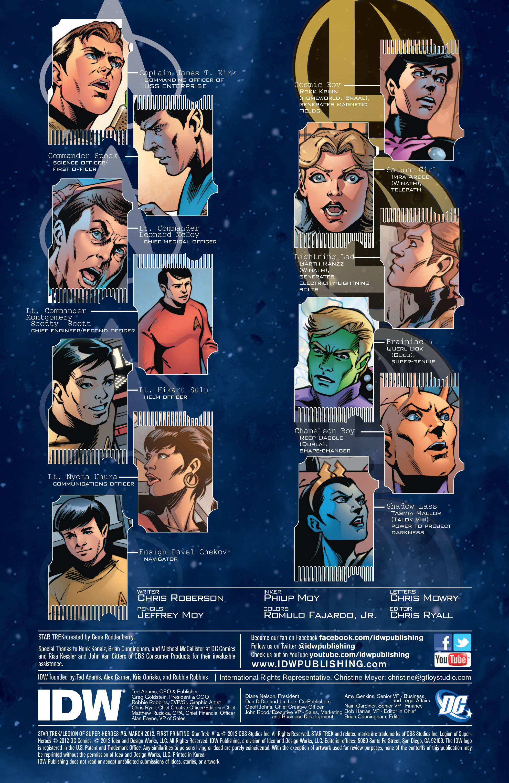 Read online Star Trek/Legion of Super-Heroes comic -  Issue #6 - 4