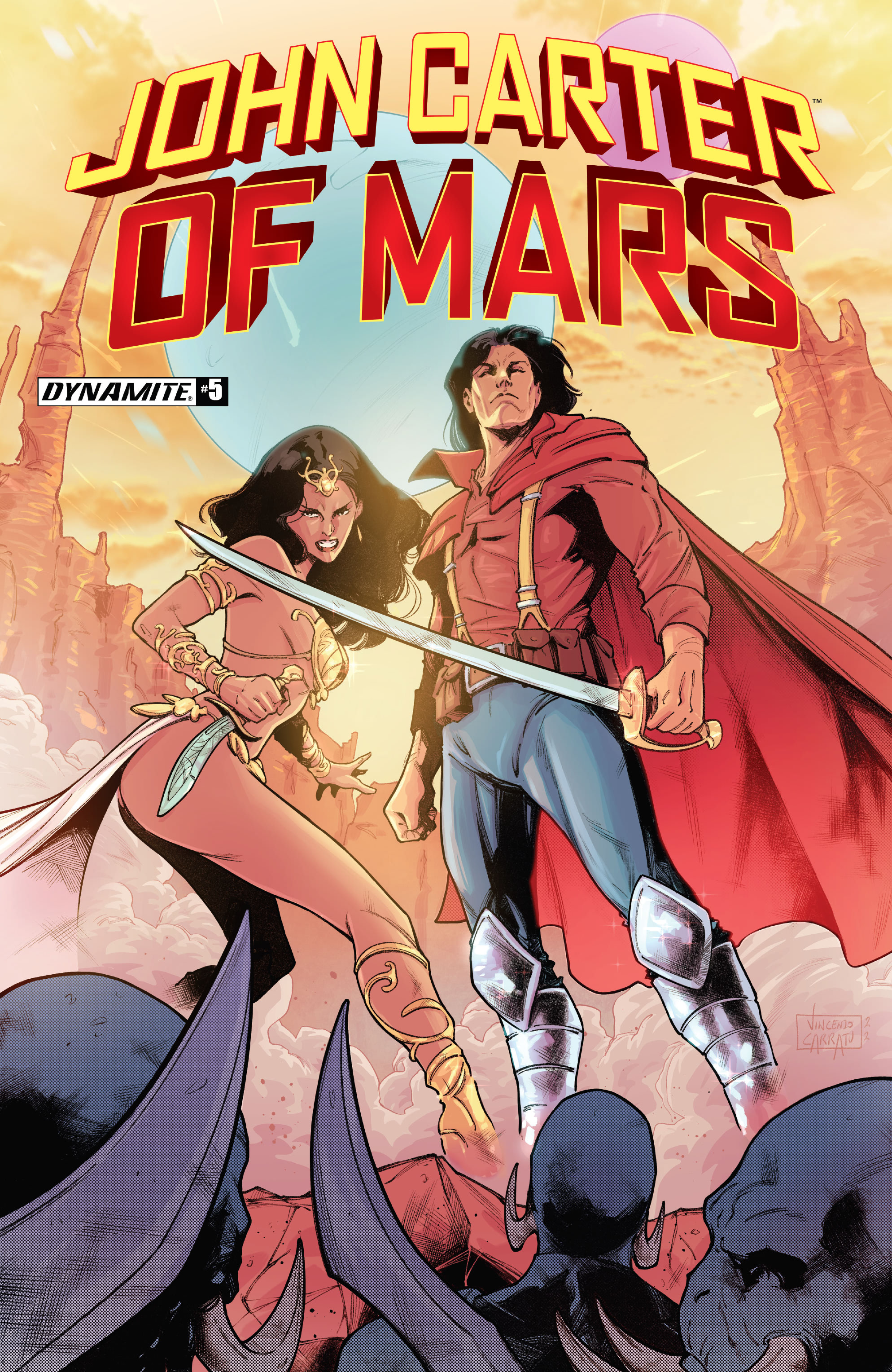 Read online John Carter of Mars comic -  Issue #5 - 1