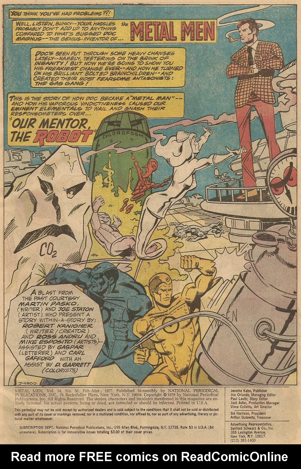 Read online Metal Men (1963) comic -  Issue #50 - 3