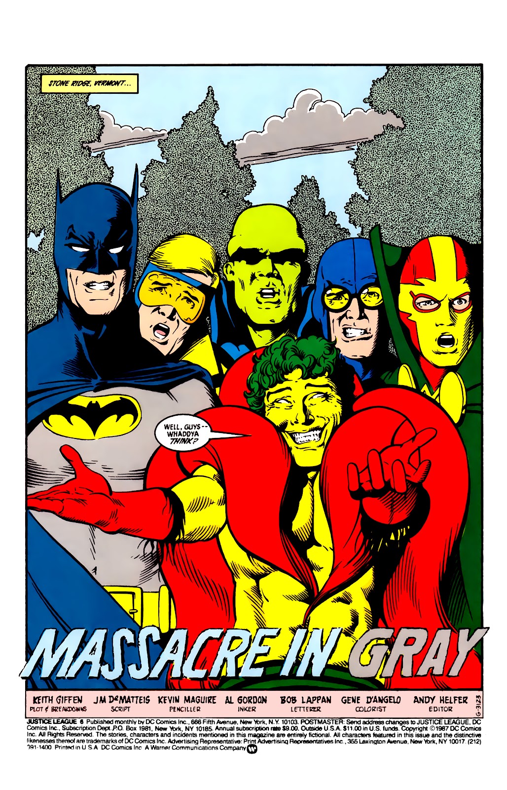 Justice League (1987) issue 6 - Page 2