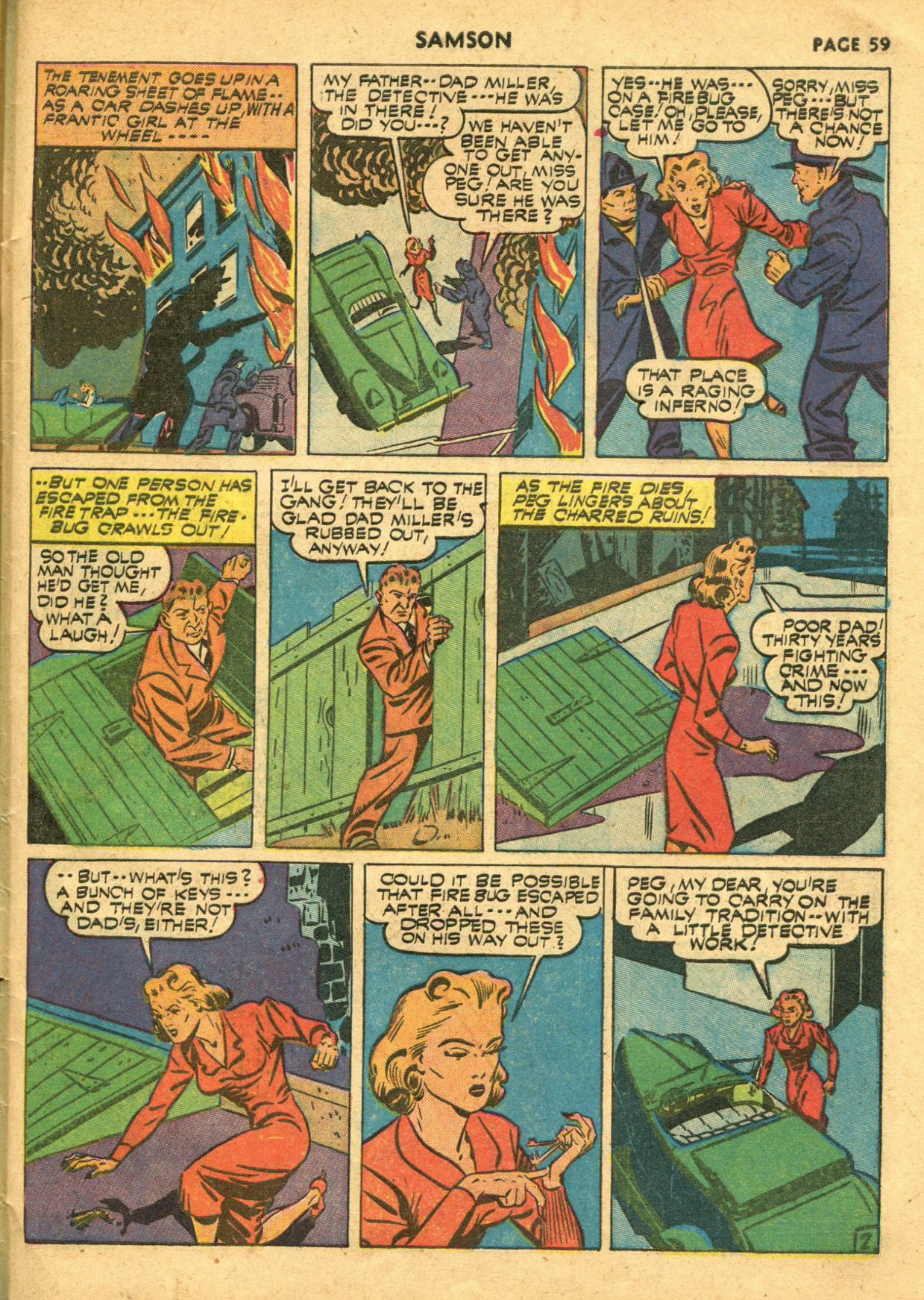 Read online Samson (1940) comic -  Issue #6 - 61