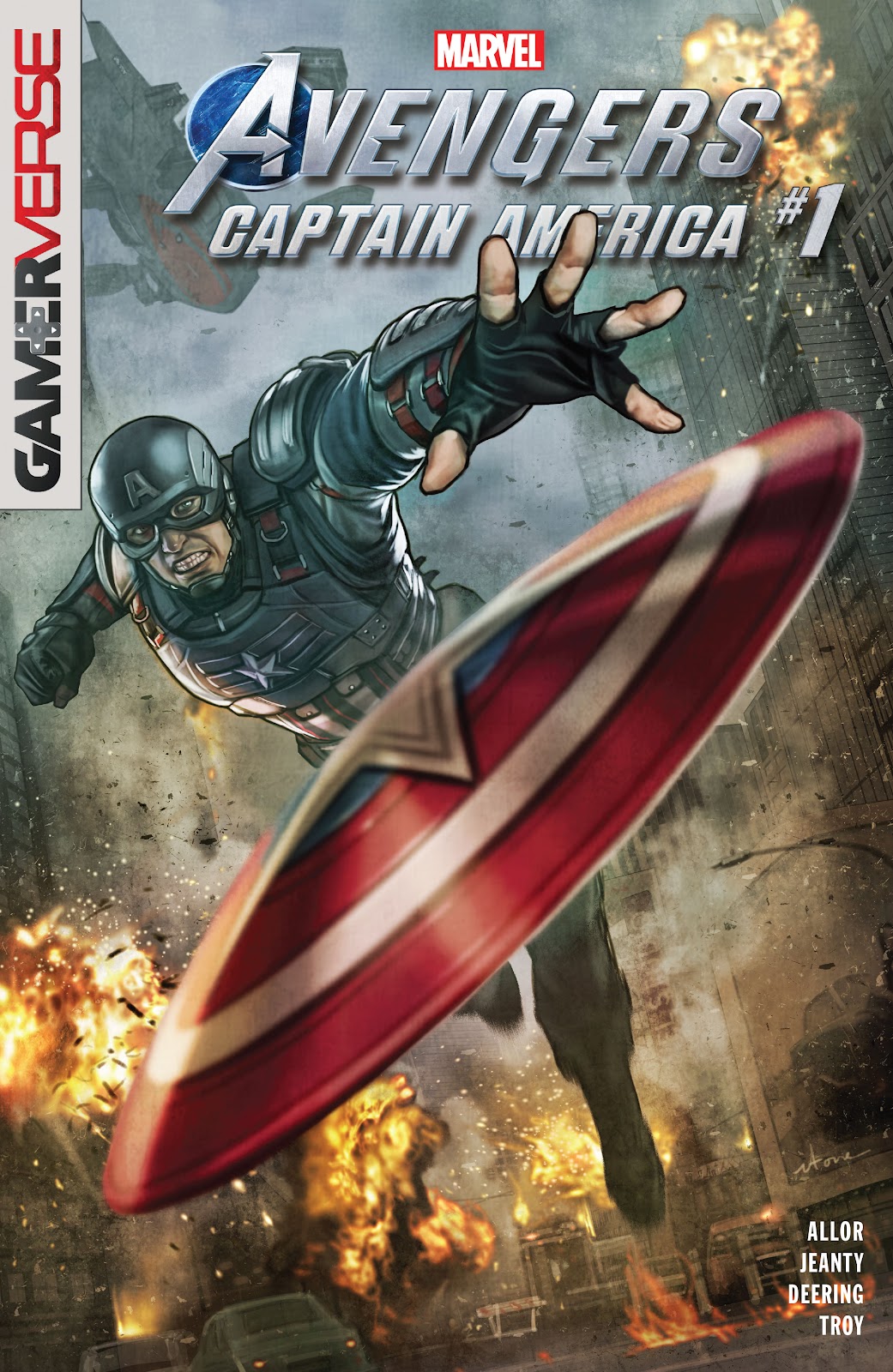 <{ $series->title }} issue Captain America - Page 1