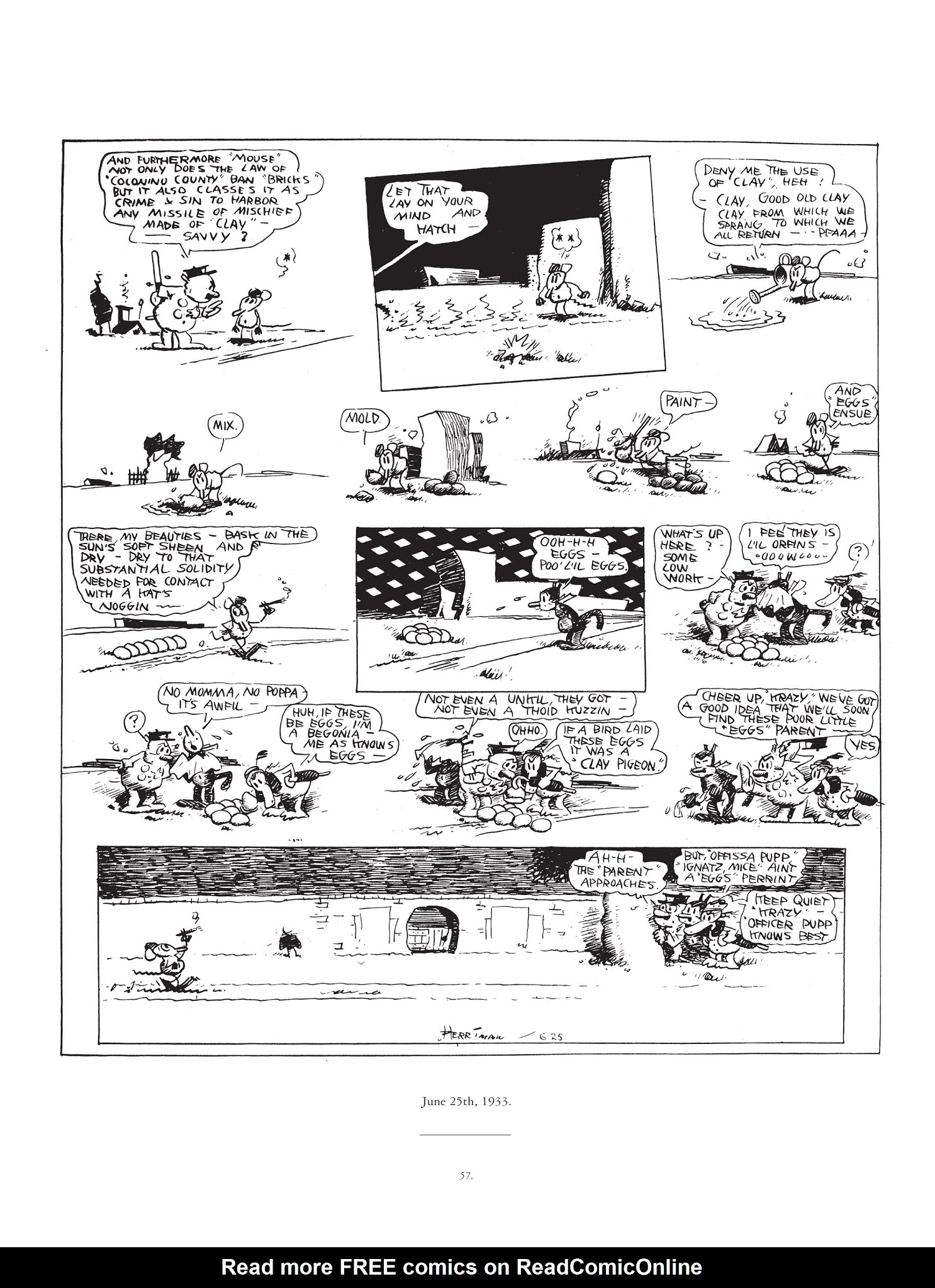 Read online Krazy & Ignatz comic -  Issue # TPB 8 - 56