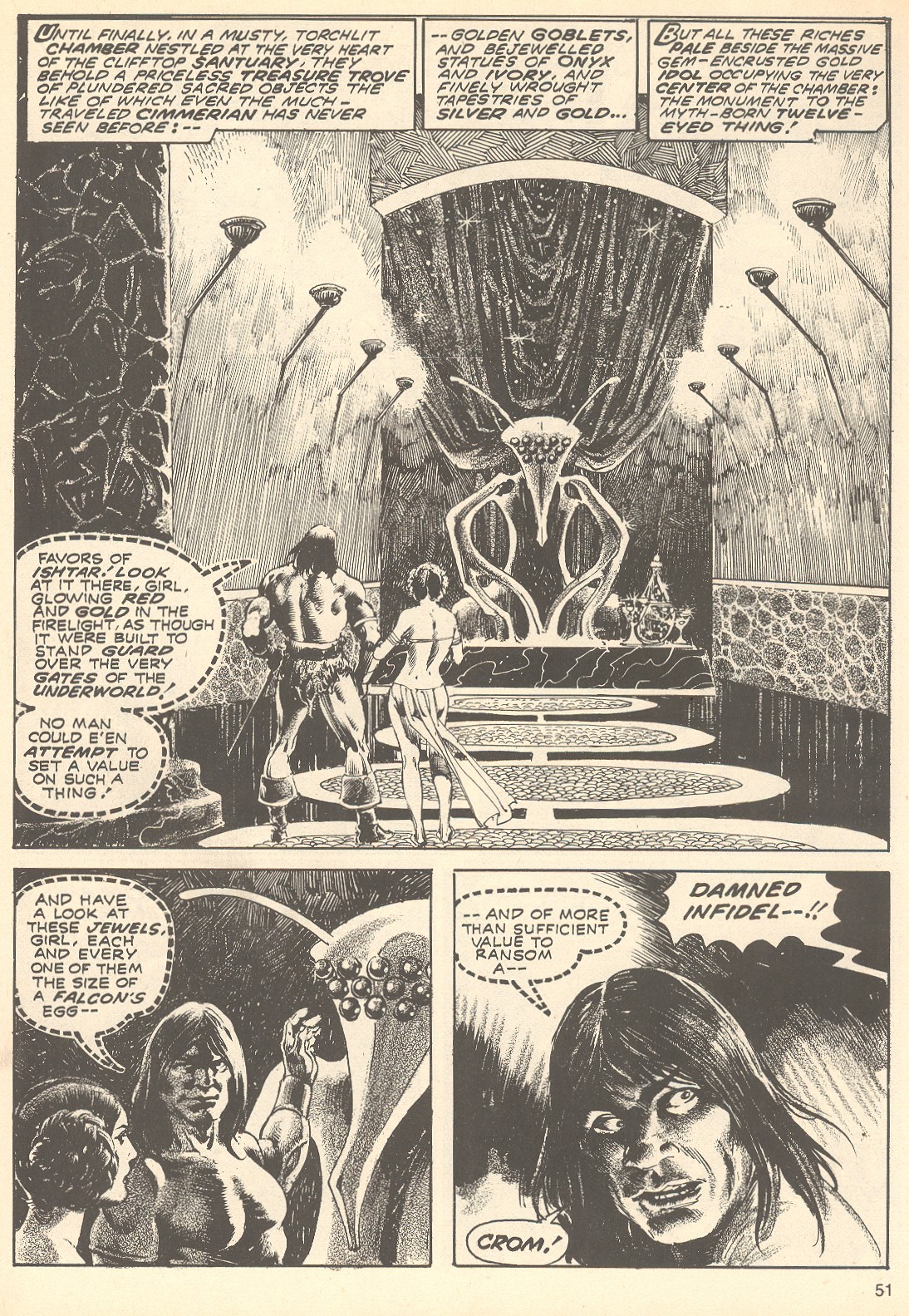 Read online The Savage Sword Of Conan comic -  Issue #75 - 51