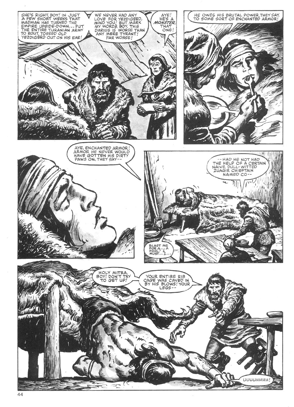 Read online The Savage Sword Of Conan comic -  Issue #87 - 44