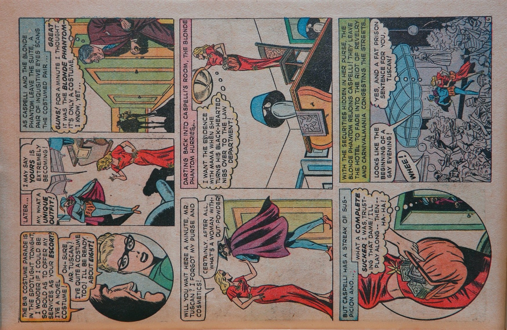 Read online Blonde Phantom Comics comic -  Issue #22 - 29