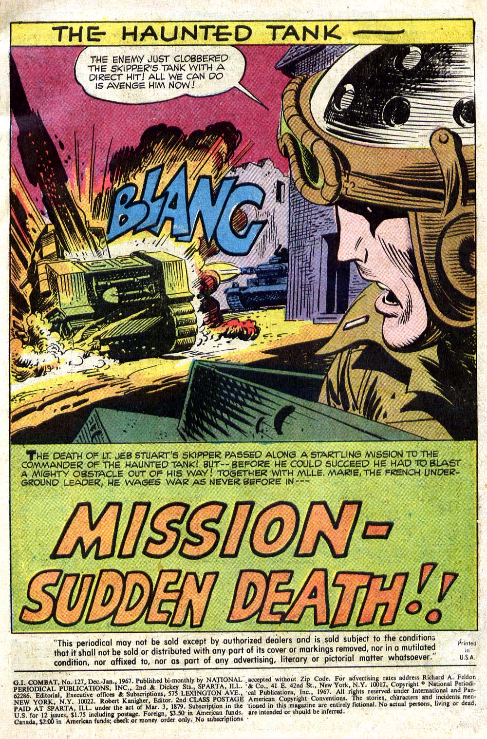 Read online G.I. Combat (1952) comic -  Issue #127 - 2