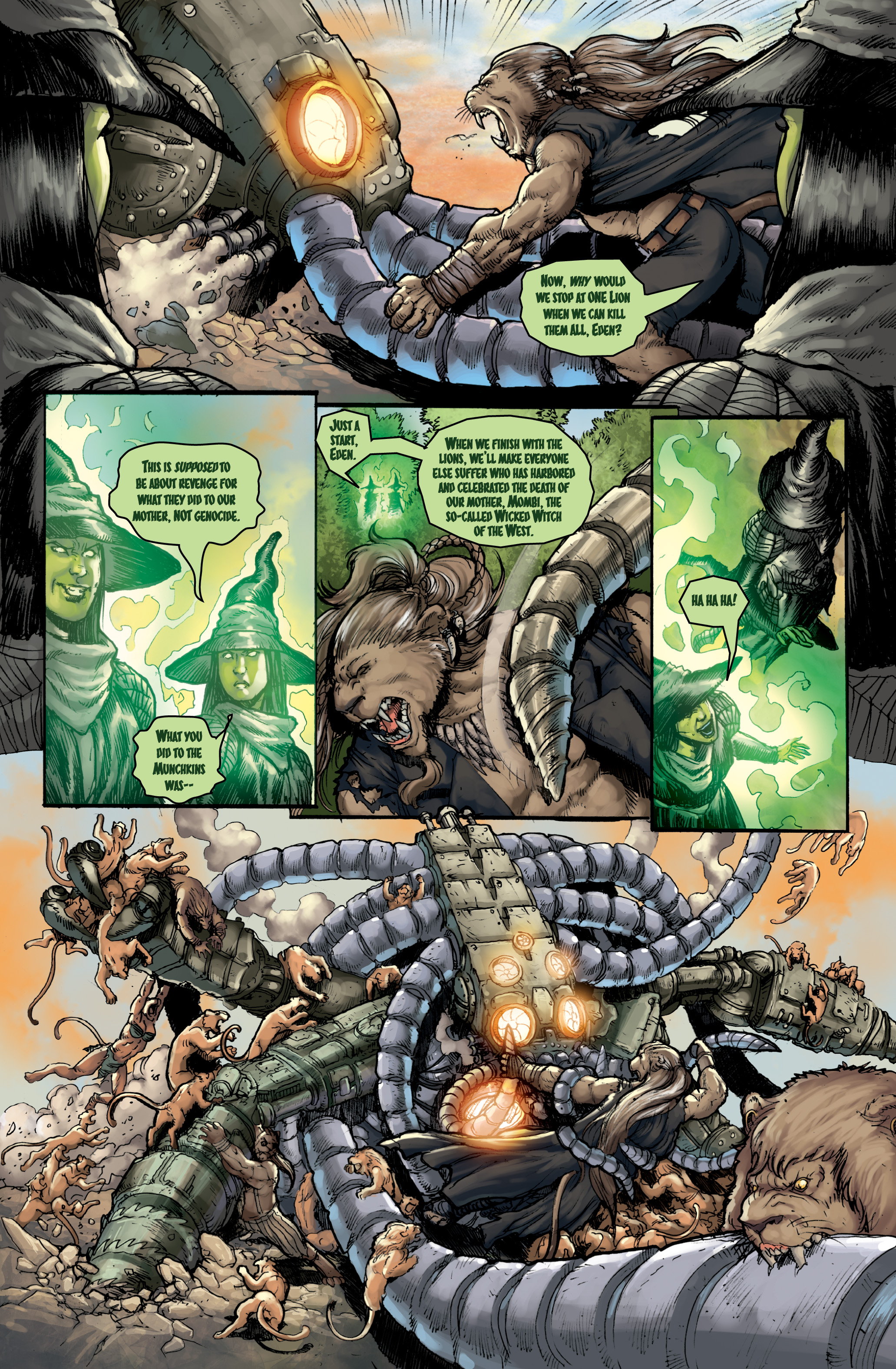 Read online The Steam Engines of Oz: The Geared Leviathan comic -  Issue #2 - 21