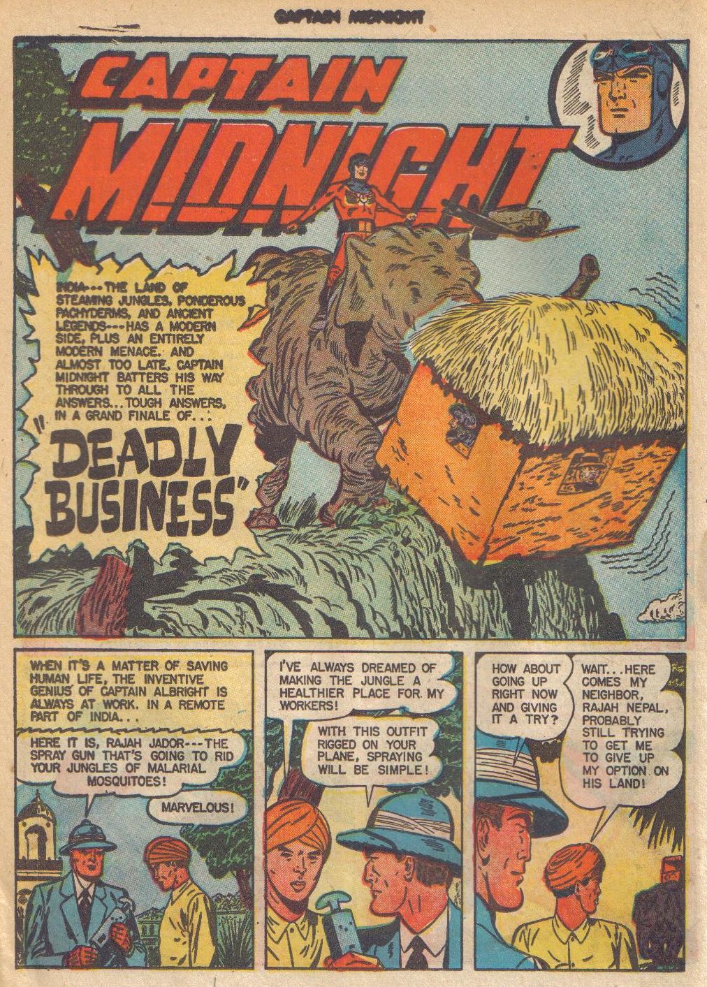 Read online Captain Midnight (1942) comic -  Issue #42 - 42