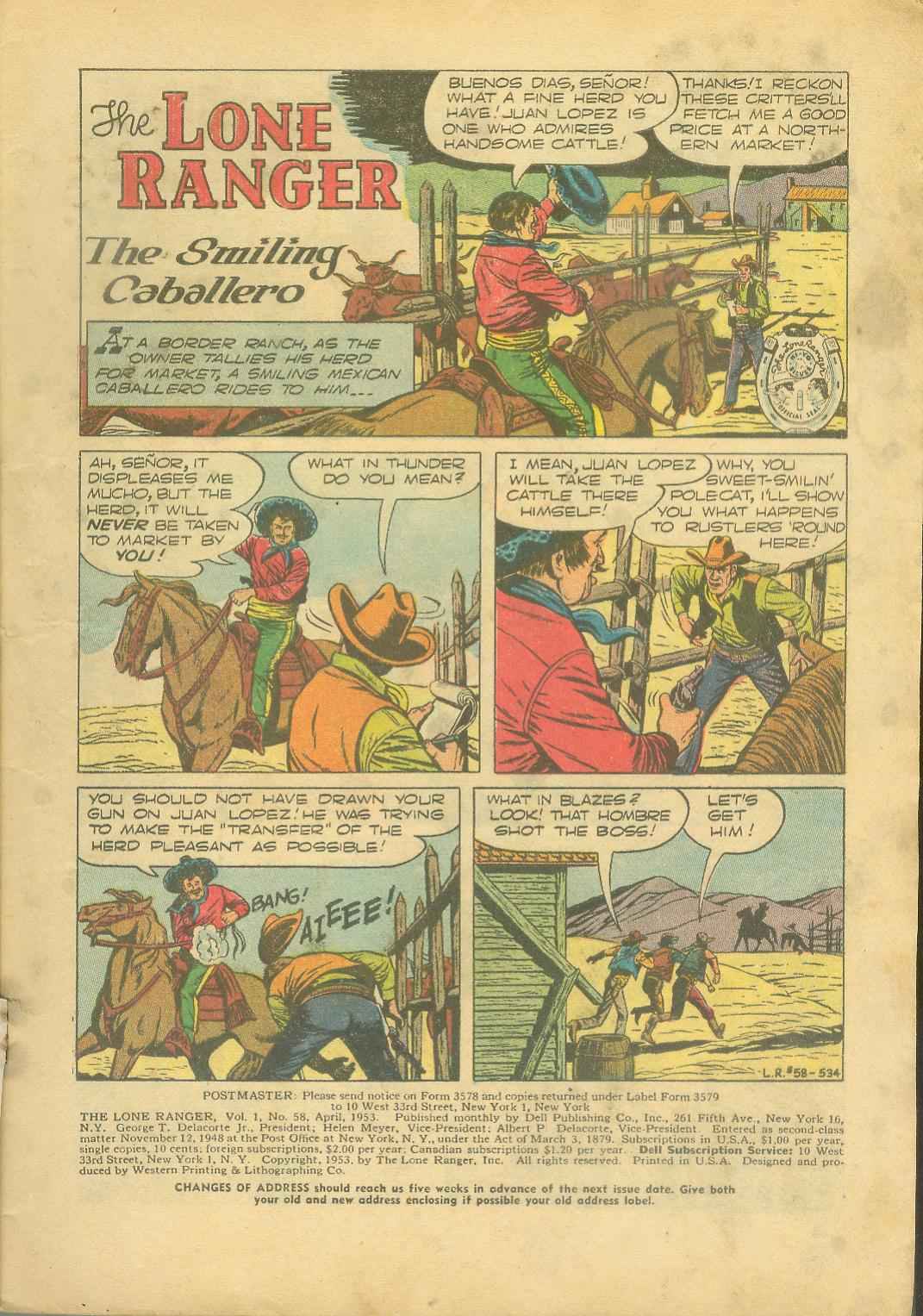Read online The Lone Ranger (1948) comic -  Issue #58 - 3