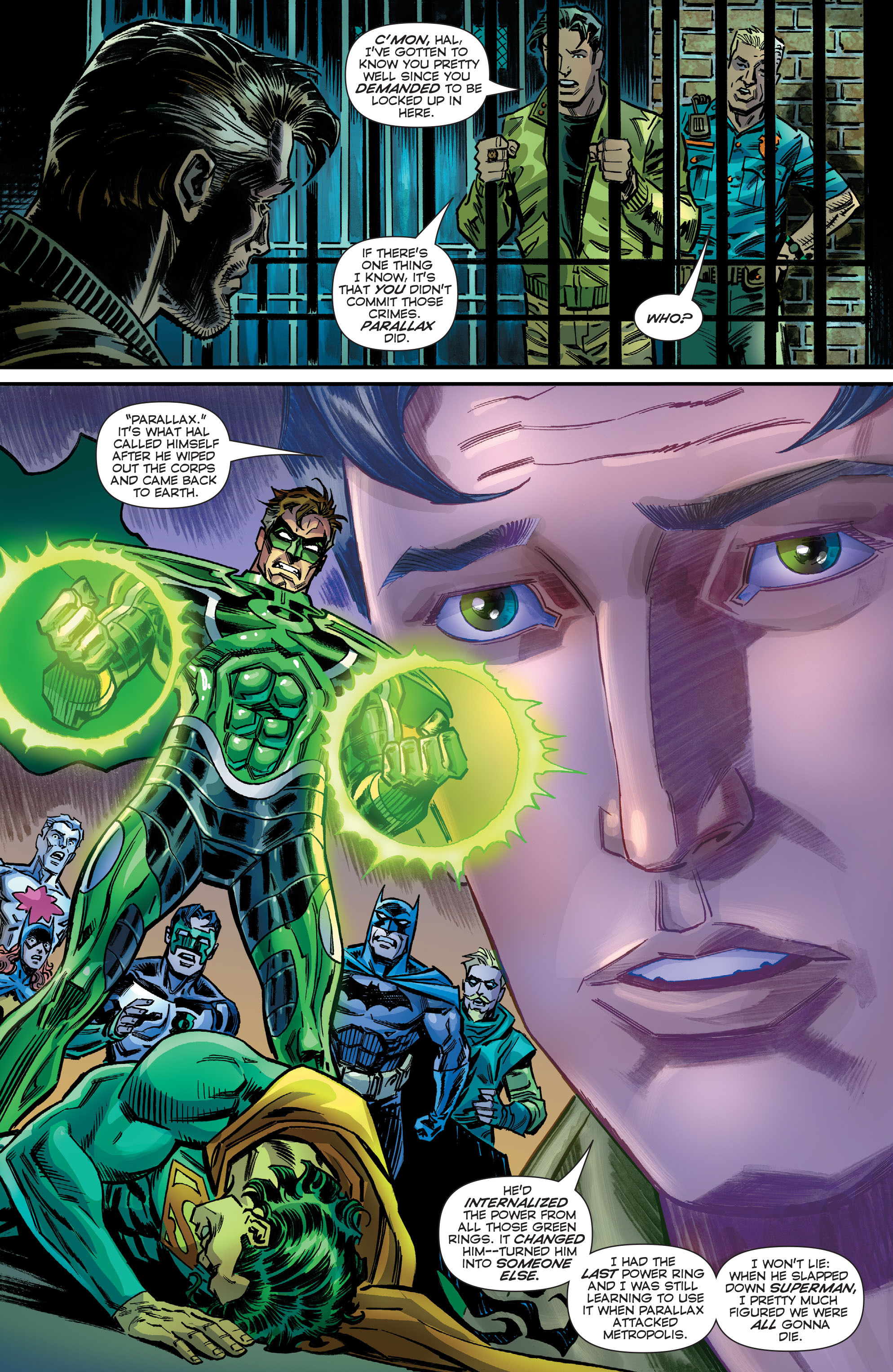 Read online Convergence Green Lantern/Parallax comic -  Issue #1 - 6