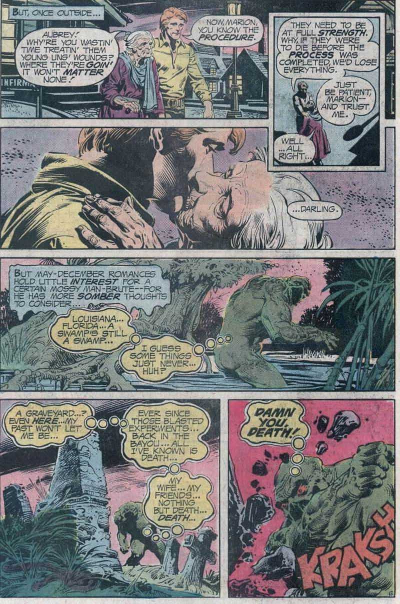 Read online Swamp Thing (1972) comic -  Issue #18 - 7