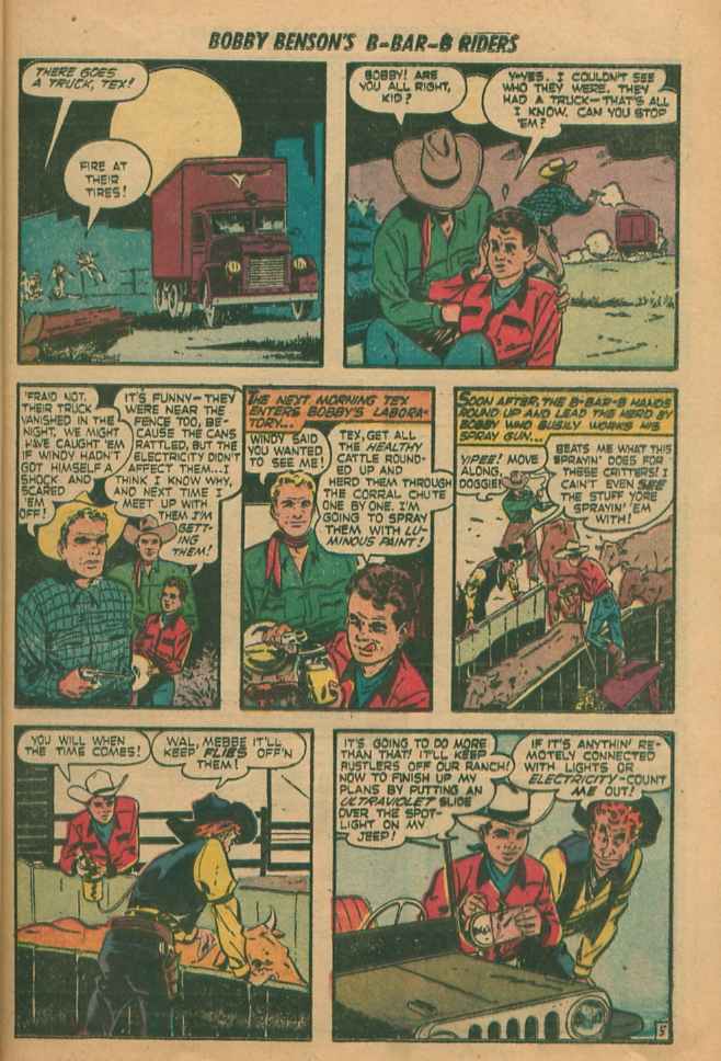 Read online Bobby Benson's B-Bar-B Riders comic -  Issue #4 - 7