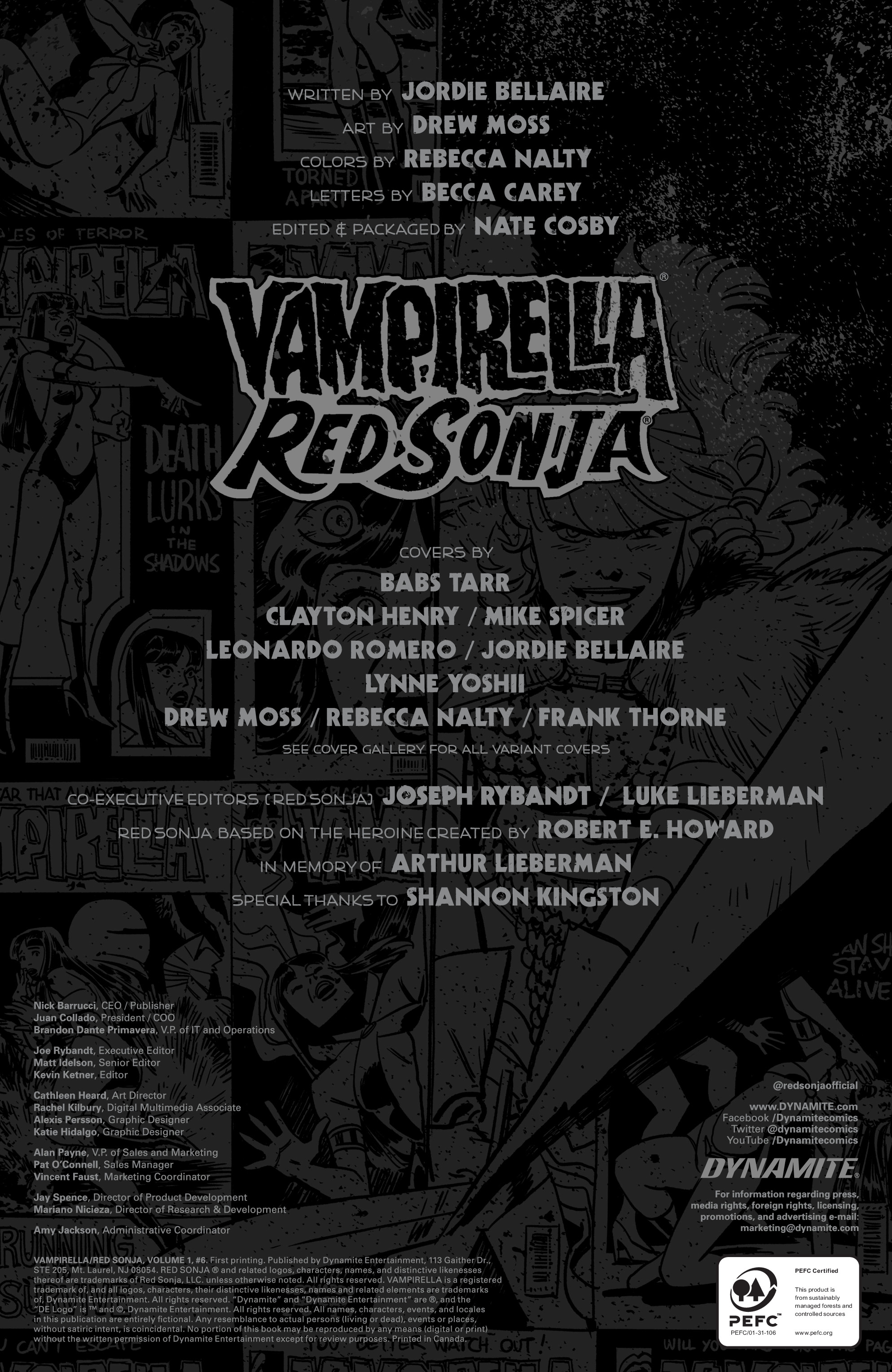 Read online Vampirella/Red Sonja comic -  Issue #6 - 7
