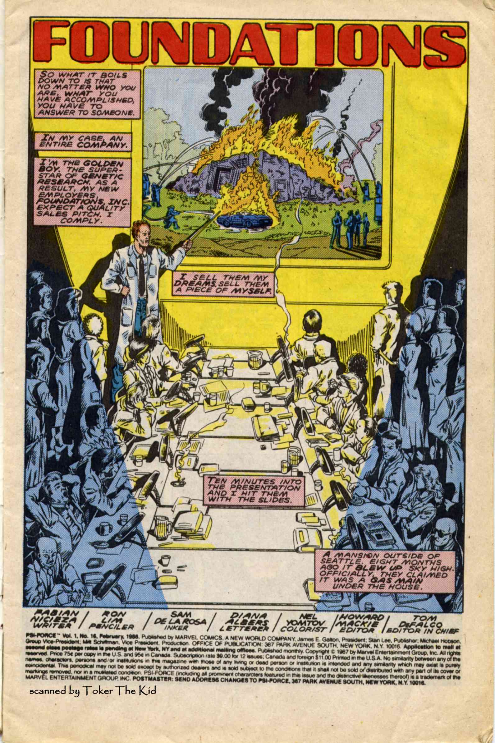 Read online Psi-Force comic -  Issue #16 - 2