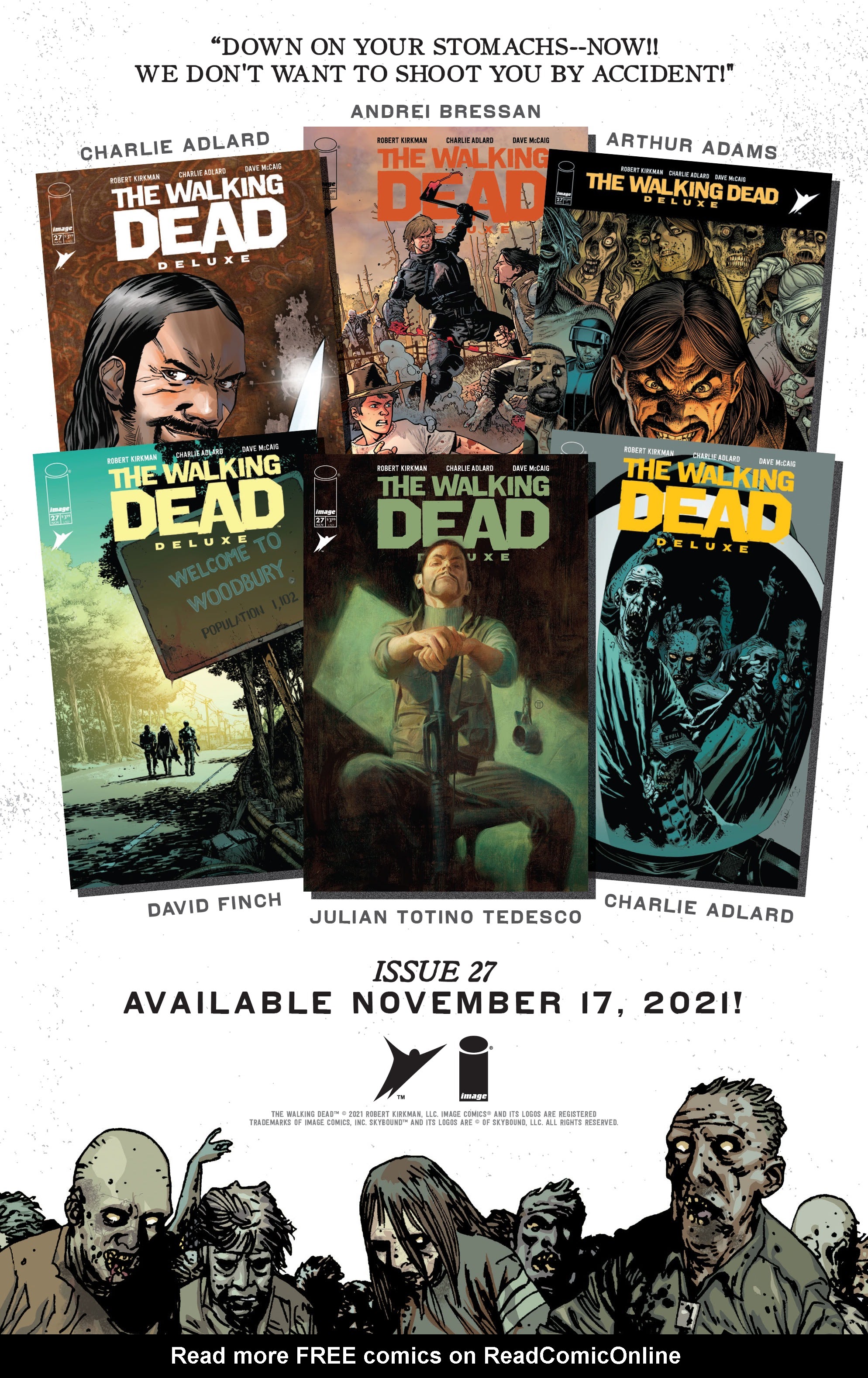 Read online The Walking Dead Deluxe comic -  Issue #26 - 35