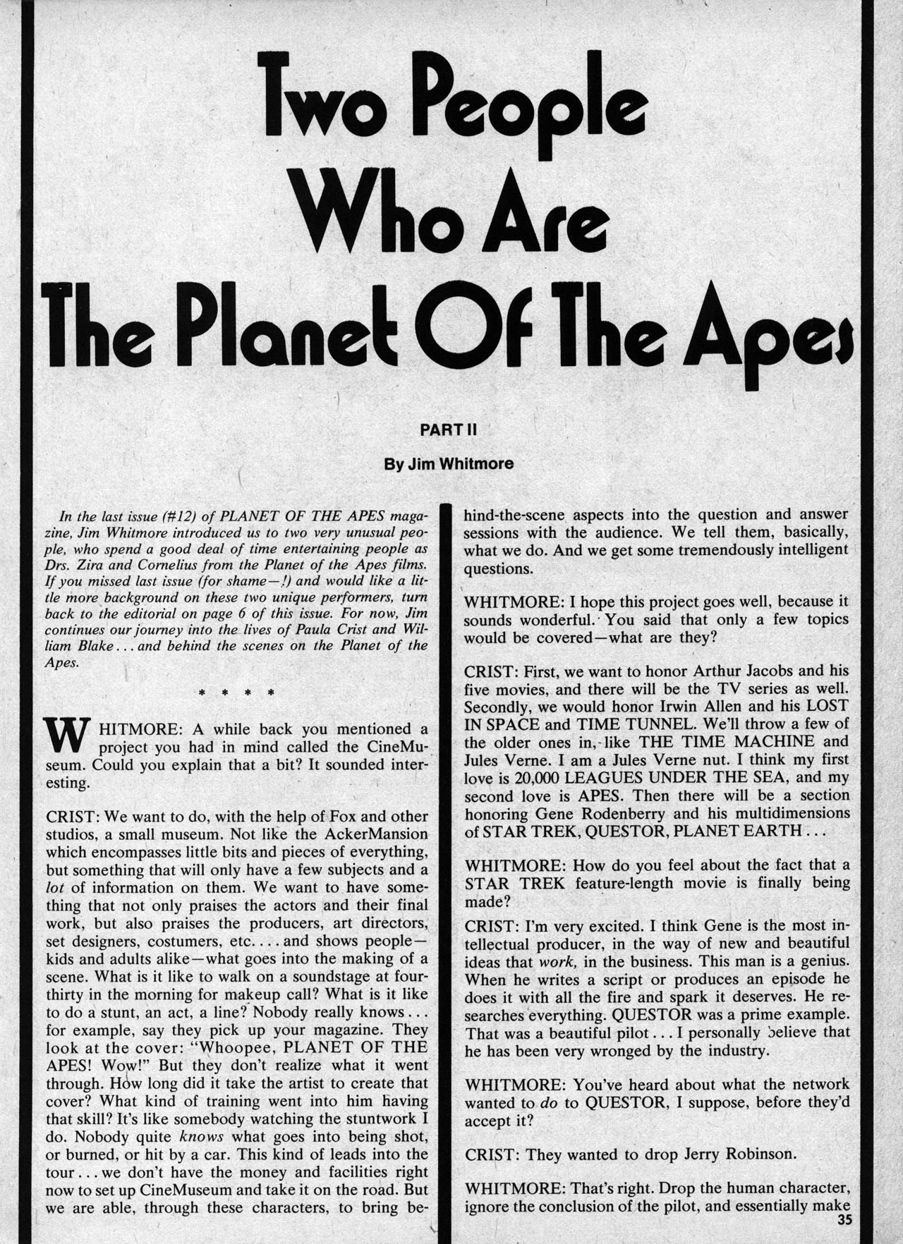 Read online Planet of the Apes comic -  Issue #13 - 35