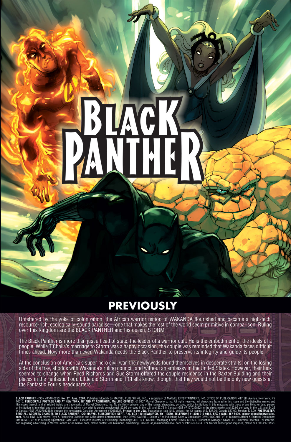Read online Black Panther (2005) comic -  Issue #27 - 2