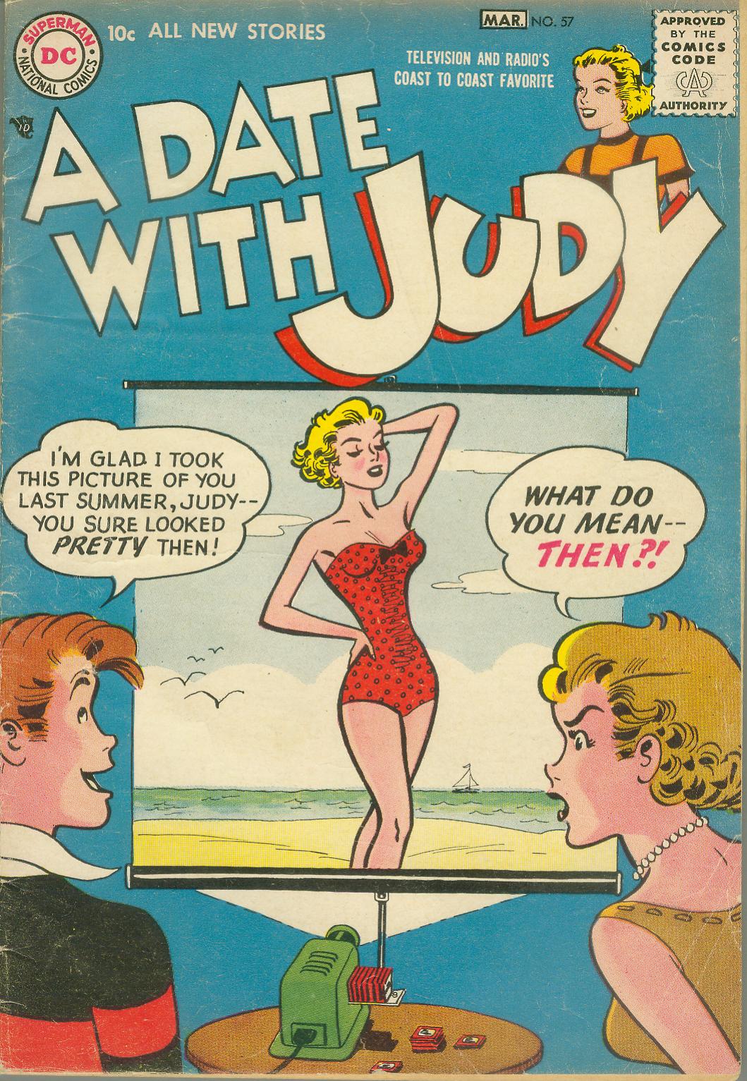 Read online A Date with Judy comic -  Issue #57 - 1