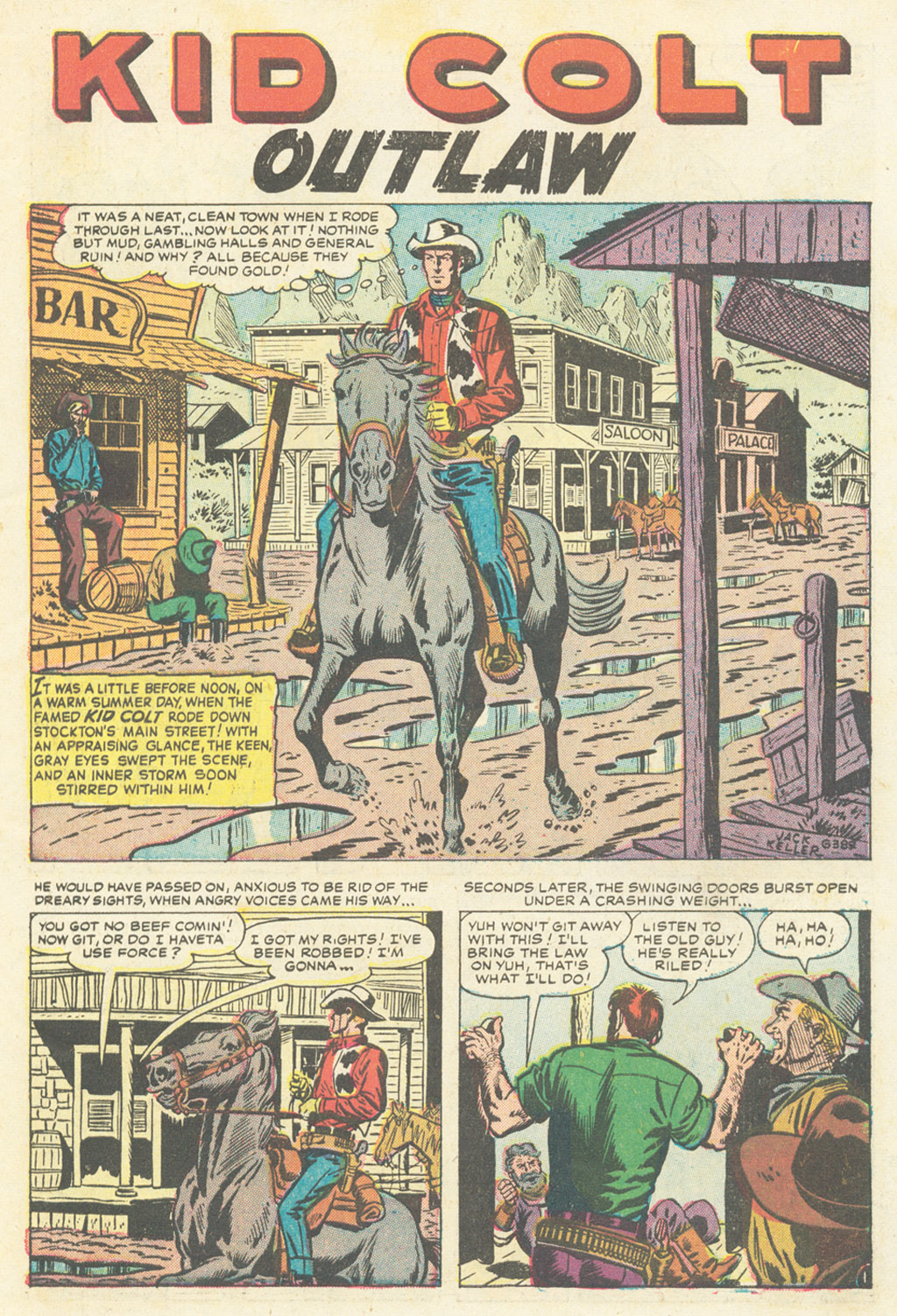 Read online Kid Colt Outlaw comic -  Issue #52 - 3