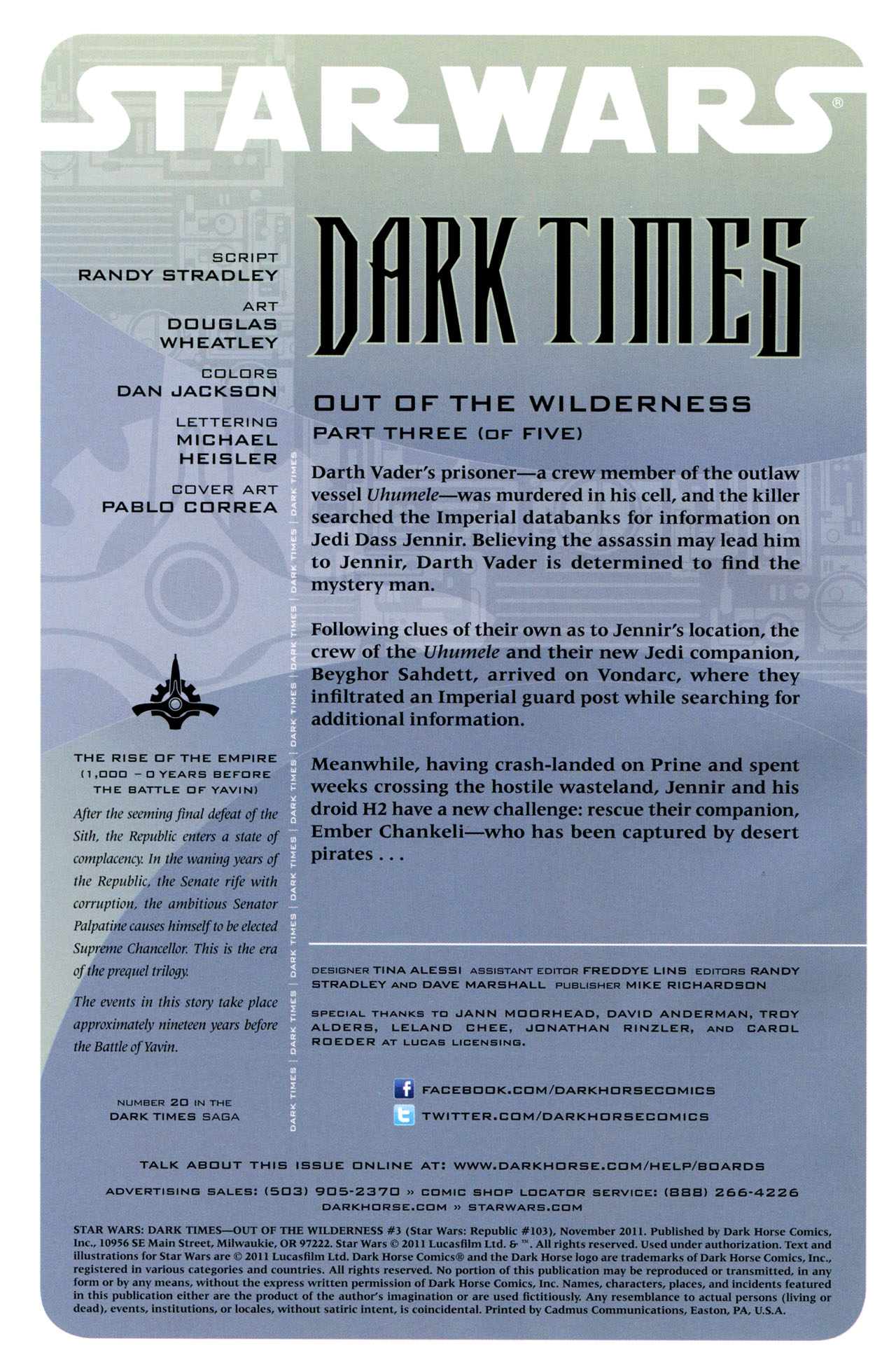 Read online Star Wars: Dark Times - Out of the Wilderness comic -  Issue #3 - 2